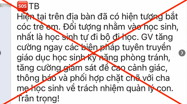 Cơ quan Công an khẳng định: Tin đồn ‘bắt cóc trẻ em’ tại quận Hoàng Mai là bịa đặt ! - ảnh 1