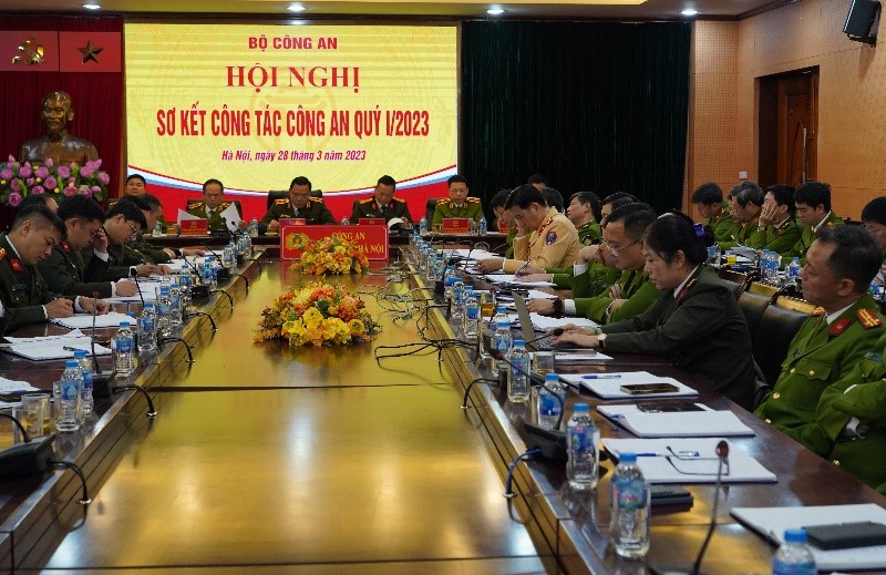 Sơ kết công tác công an quý I/2023 và triển khai công tác quý II/2023 - ảnh 1
