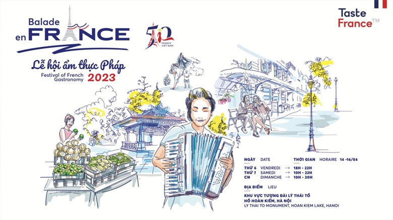 Lễ hội ẩm thực “Balade en France” sẽ diễn ra tại Hà Nội - ảnh 1