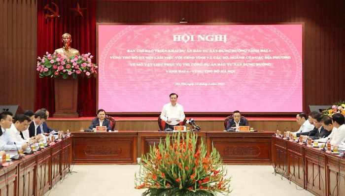 Đáp ứng đủ nhu cầu vật liệu cho Dự án đầu tư xây dựng đường Vành đai 4 - Vùng Thủ đô - ảnh 1