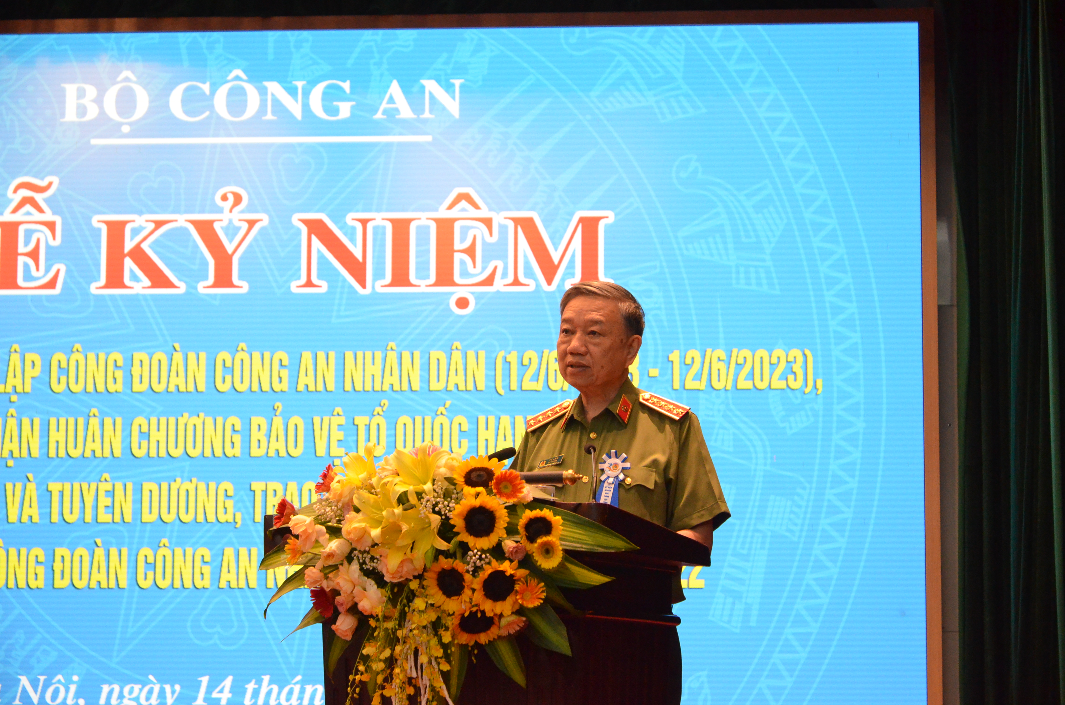 Công đoàn Công an Nhân dân đón nhận Huân chương Bảo vệ Tổ quốc hạng Nhì - ảnh 3