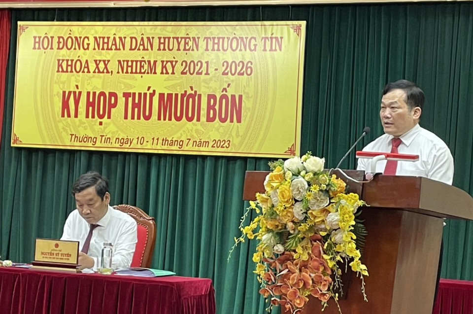 Thường Tín giải phóng mặt bằng đạt 84,6% diện tích dự án đường Vành đai 4 - ảnh 1