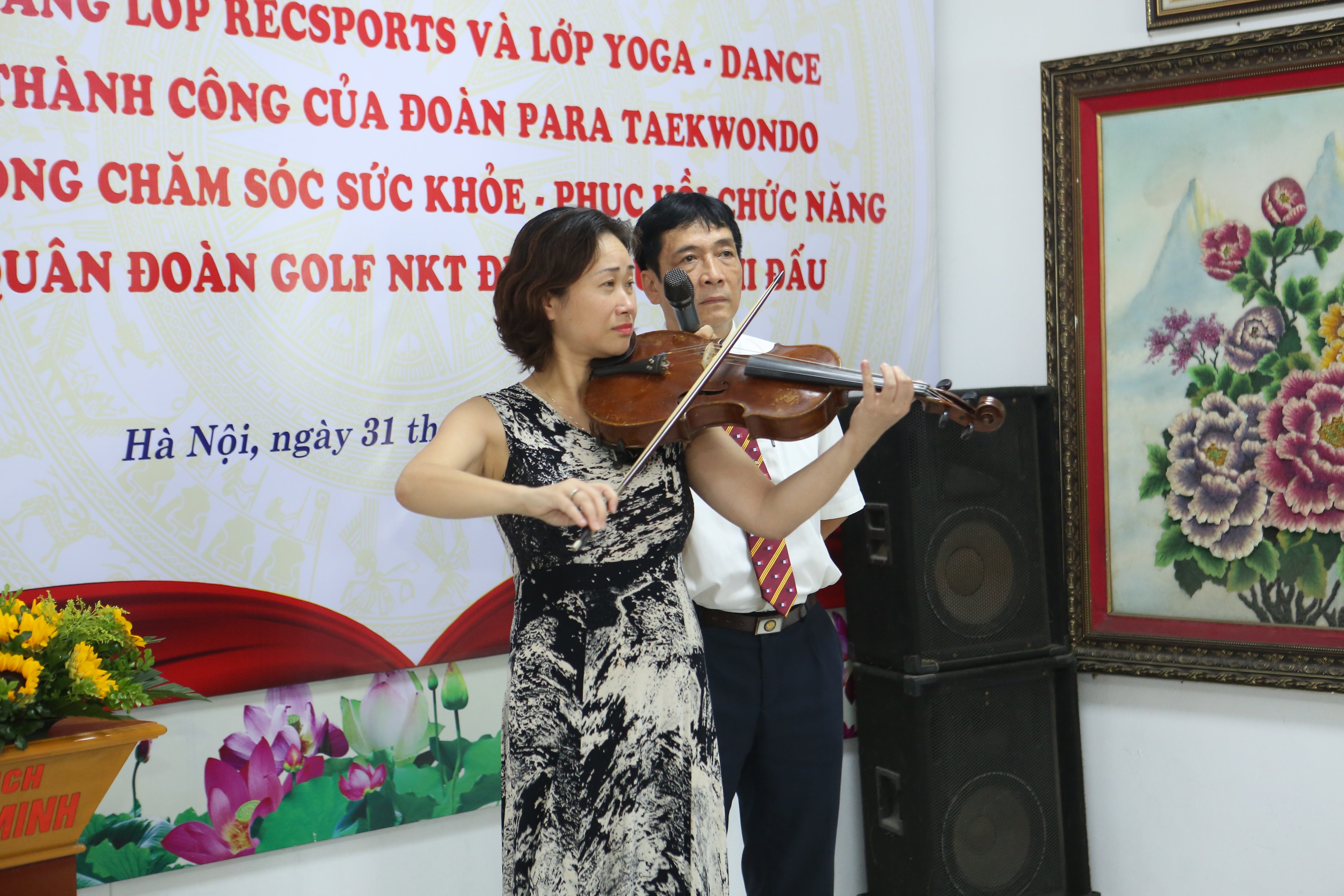 Sôi nổi ngày khai giảng, mừng công Taekwondo và ra mắt phòng chăm sóc sức khỏe phục hồi chức năng - ảnh 3