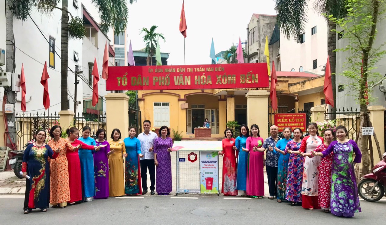Ra mắt mô hình 5 có 3 sạch, mô hình Trạm rác văn minh trên địa bàn Thị trấn Văn Điển - ảnh 2