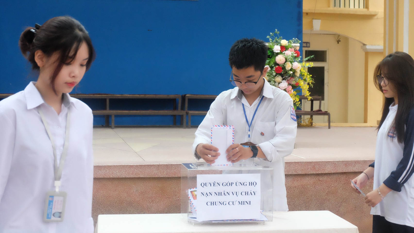 Nâng cao ý thức đảm bảo ATGT cho học sinh Trường THPT Quang Trung - ảnh 1