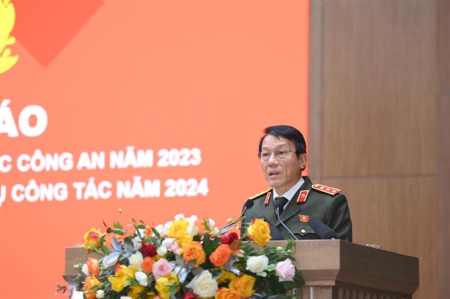 Lực lượng CAND quyết tâm thực hiện thắng lợi các mục tiêu, yêu cầu, nhiệm vụ công tác trong năm 2024 - ảnh 3