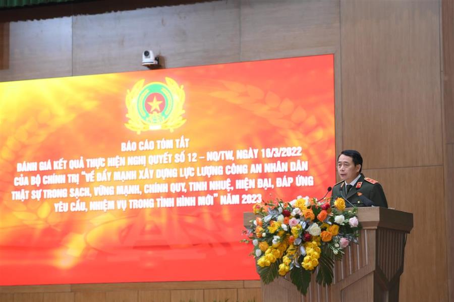Lực lượng CAND quyết tâm thực hiện thắng lợi các mục tiêu, yêu cầu, nhiệm vụ công tác trong năm 2024 - ảnh 4