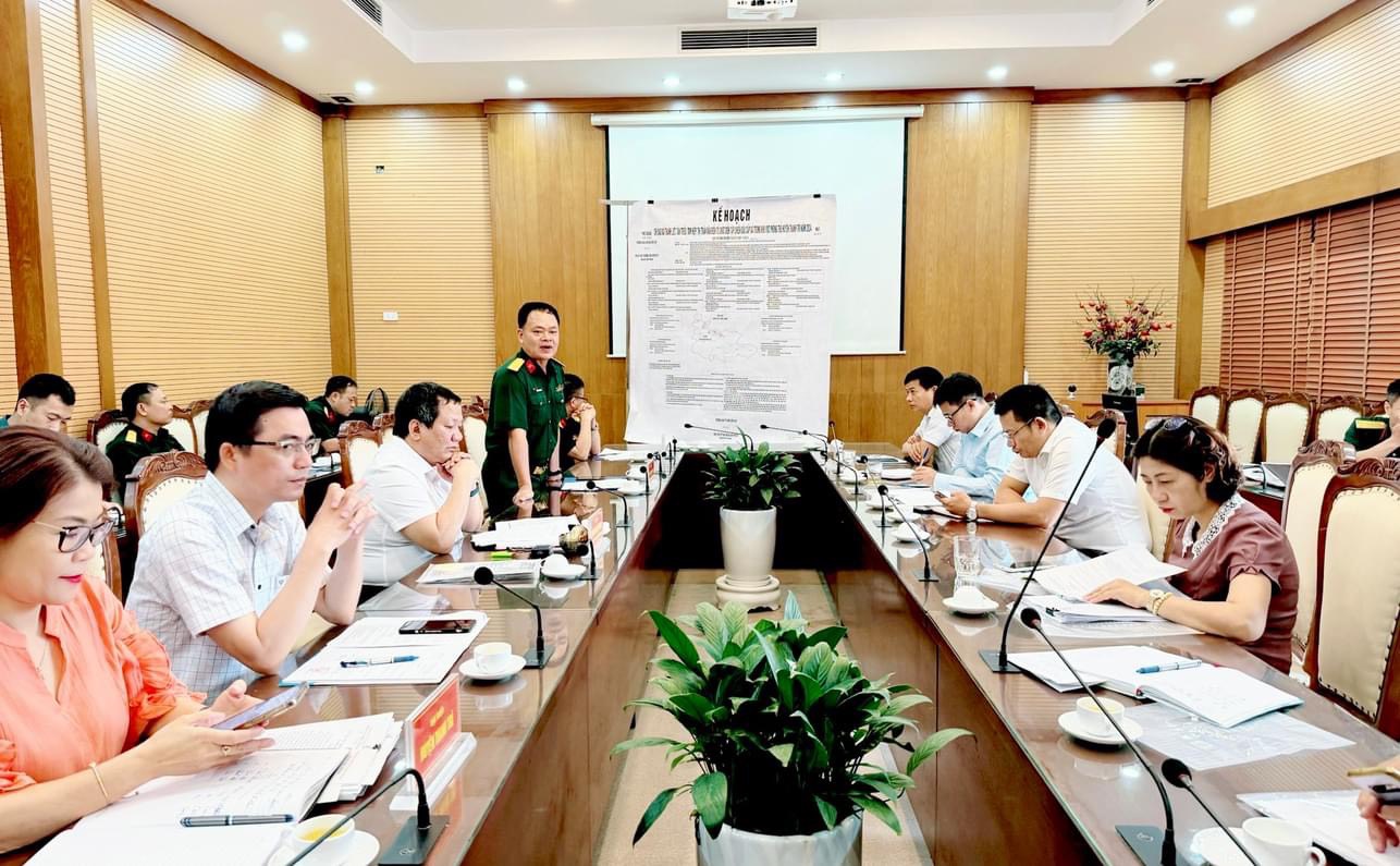 Triển khai nhiệm vụ diễn tập chiến đấu cấp xã, thị trấn trong khu vực phòng thủ huyện Thanh Trì năm 2024 - ảnh 1