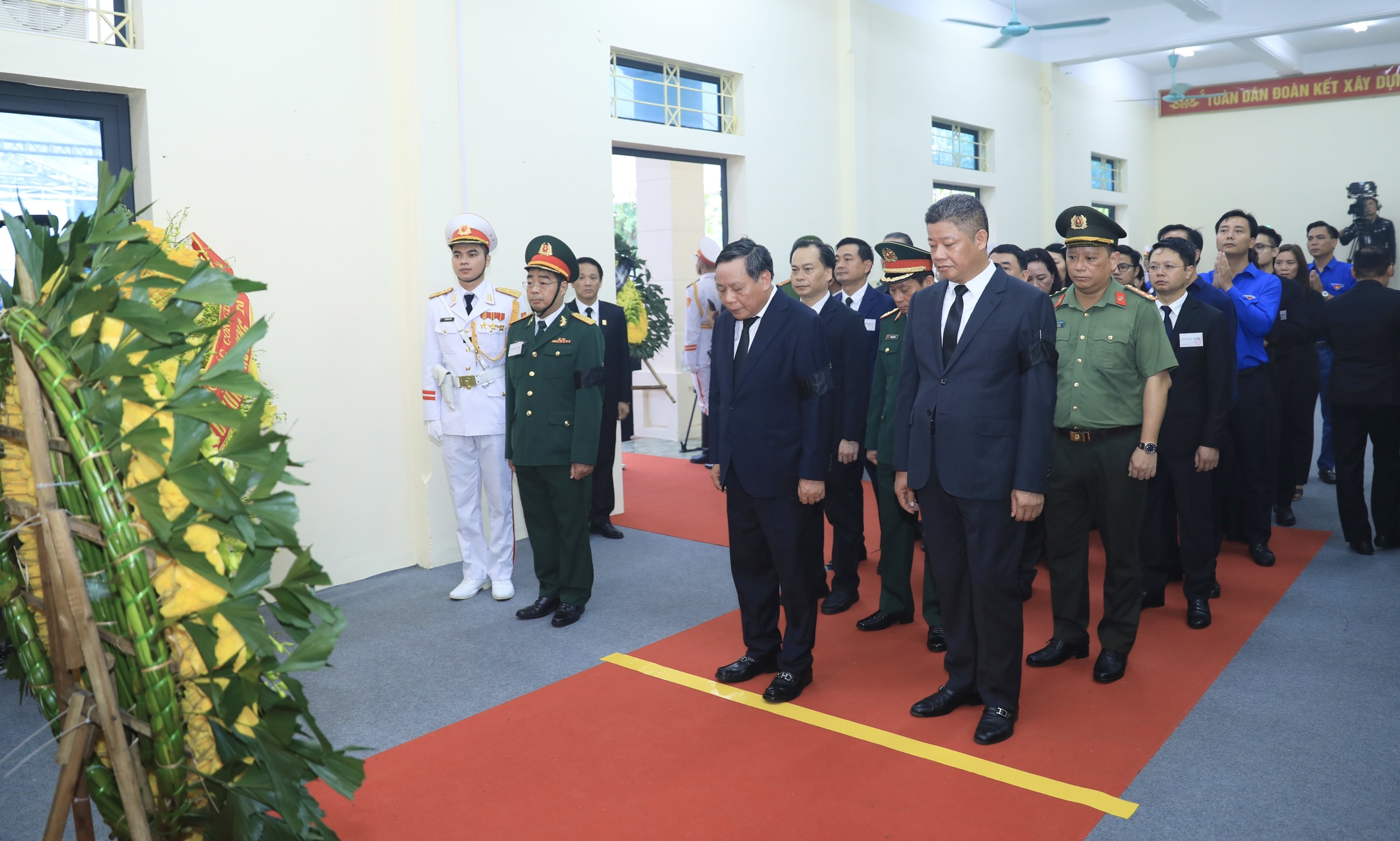 Toàn cảnh lễ viếng Tổng Bí thư Nguyễn Phú Trọng tại quê nhà Đông Anh - ảnh 7