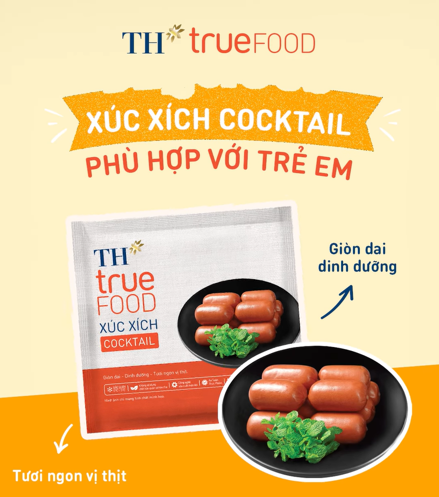 Thực đơn tiệc tùng đa dạng với bộ ba xúc xích TH true FOOD - ảnh 3