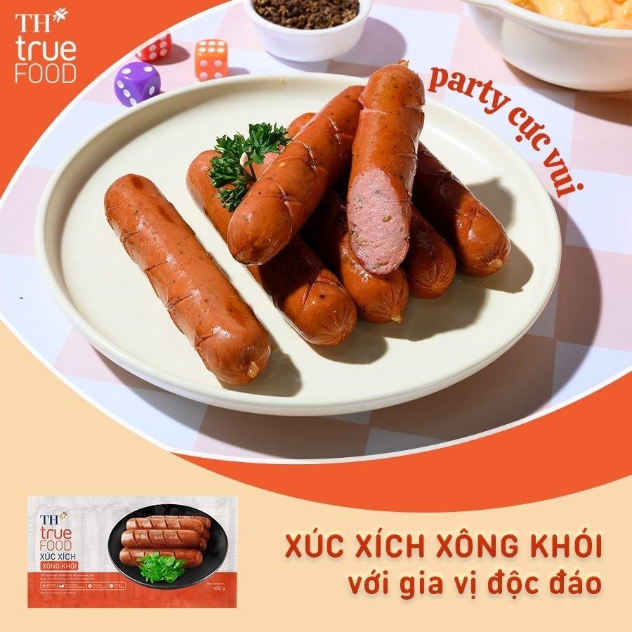 Thực đơn tiệc tùng đa dạng với bộ ba xúc xích TH true FOOD - ảnh 1