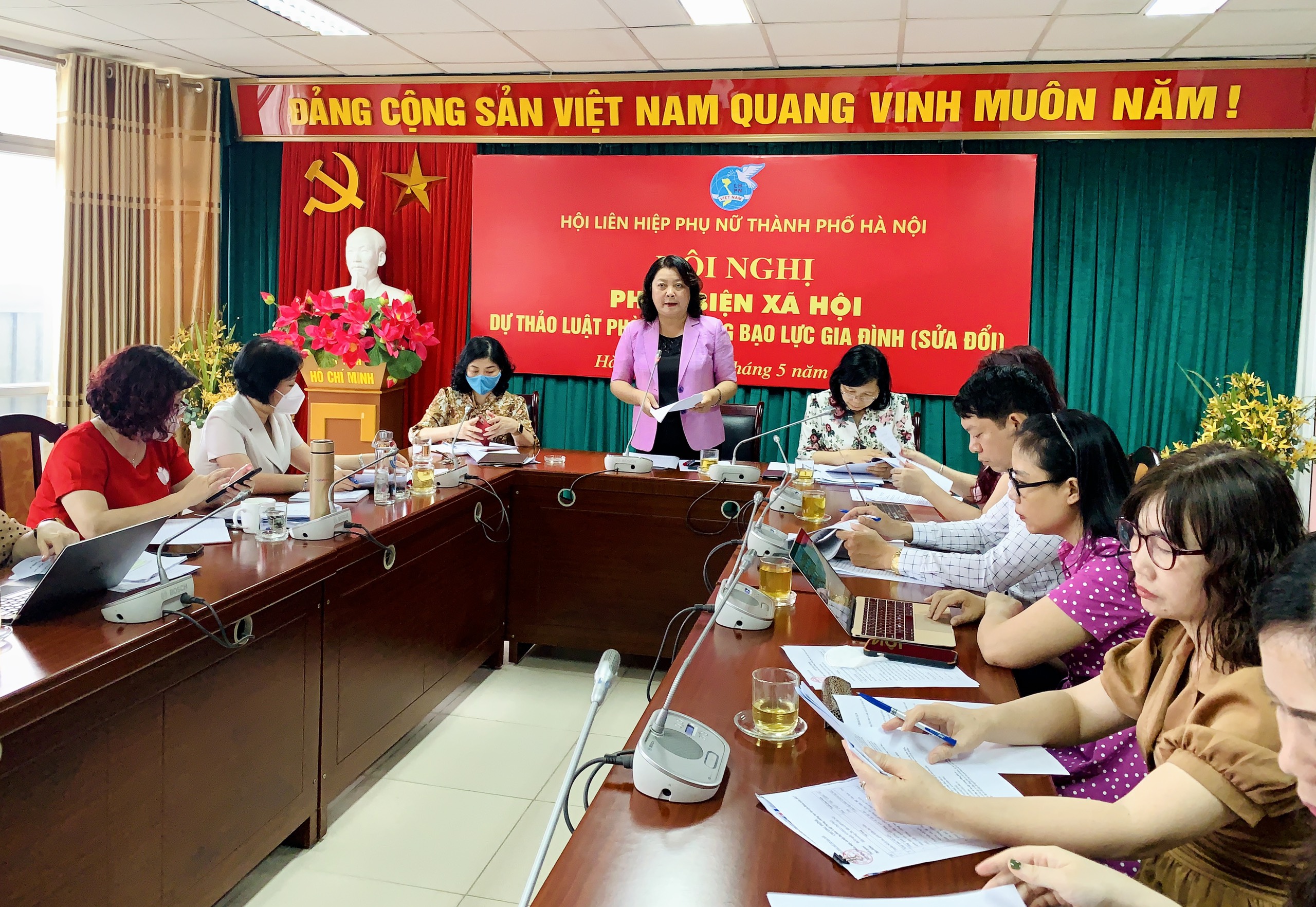 Tổ chức hội nghị “Phản biện xã hội Dự thảo Luật Phòng, chống BLGĐ (sửa đổi)“ - ảnh 1