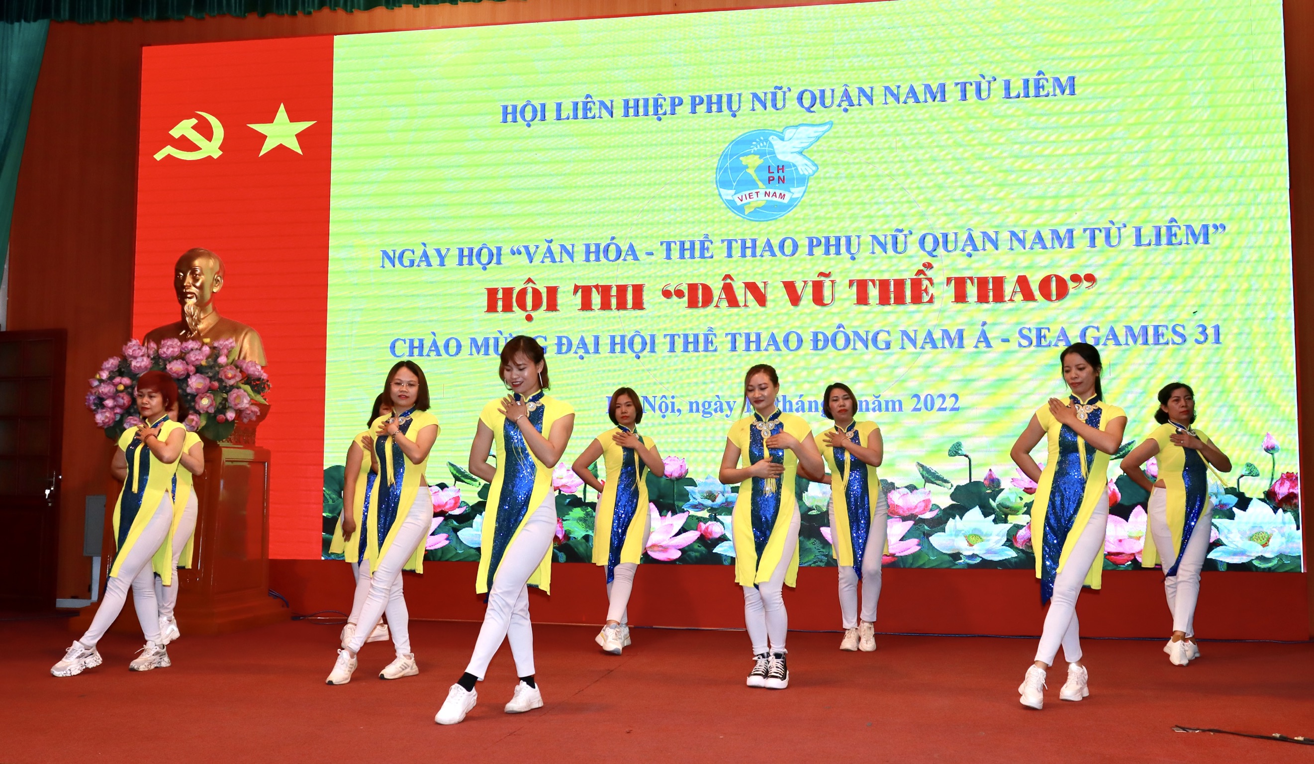 Hội LHPN quận Nam Từ Liêm: Sôi động ngày hội thể thao chào mừng SEA Games 31 - ảnh 7