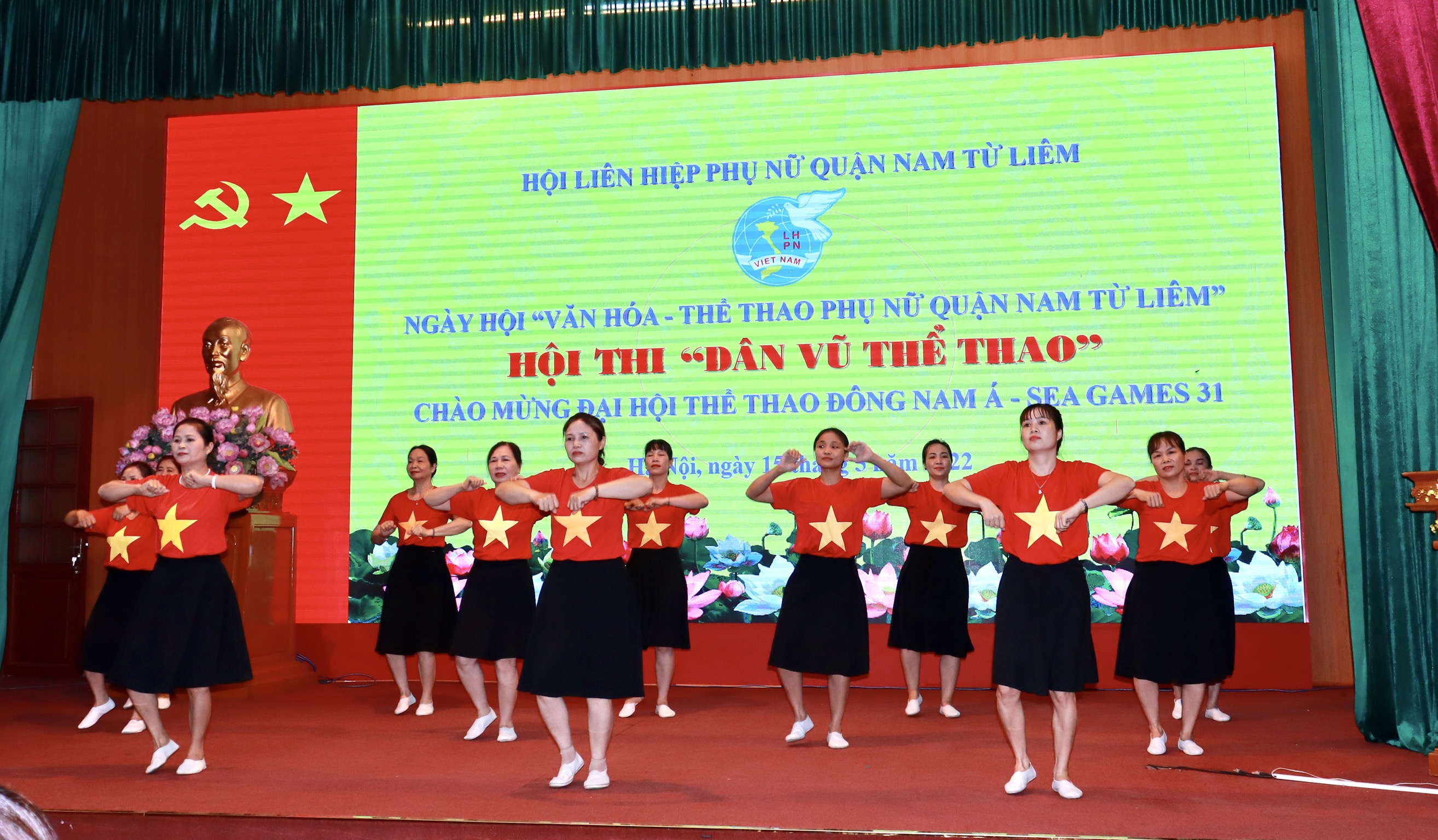 Hội LHPN quận Nam Từ Liêm: Sôi động ngày hội thể thao chào mừng SEA Games 31 - ảnh 8
