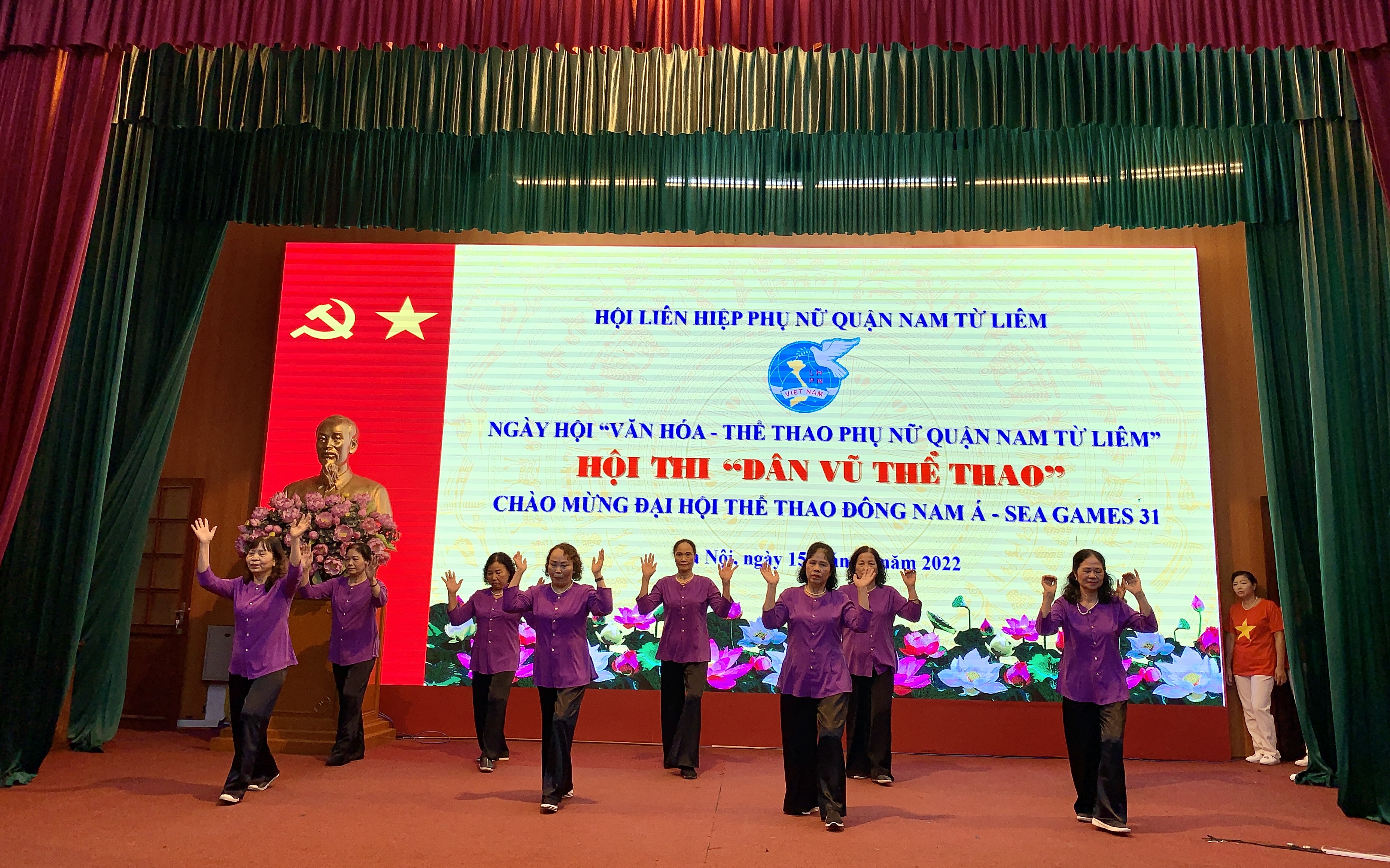 Hội LHPN quận Nam Từ Liêm:  Sôi động ngày hội thể thao chào mừng SEA Games 31 - ảnh 11