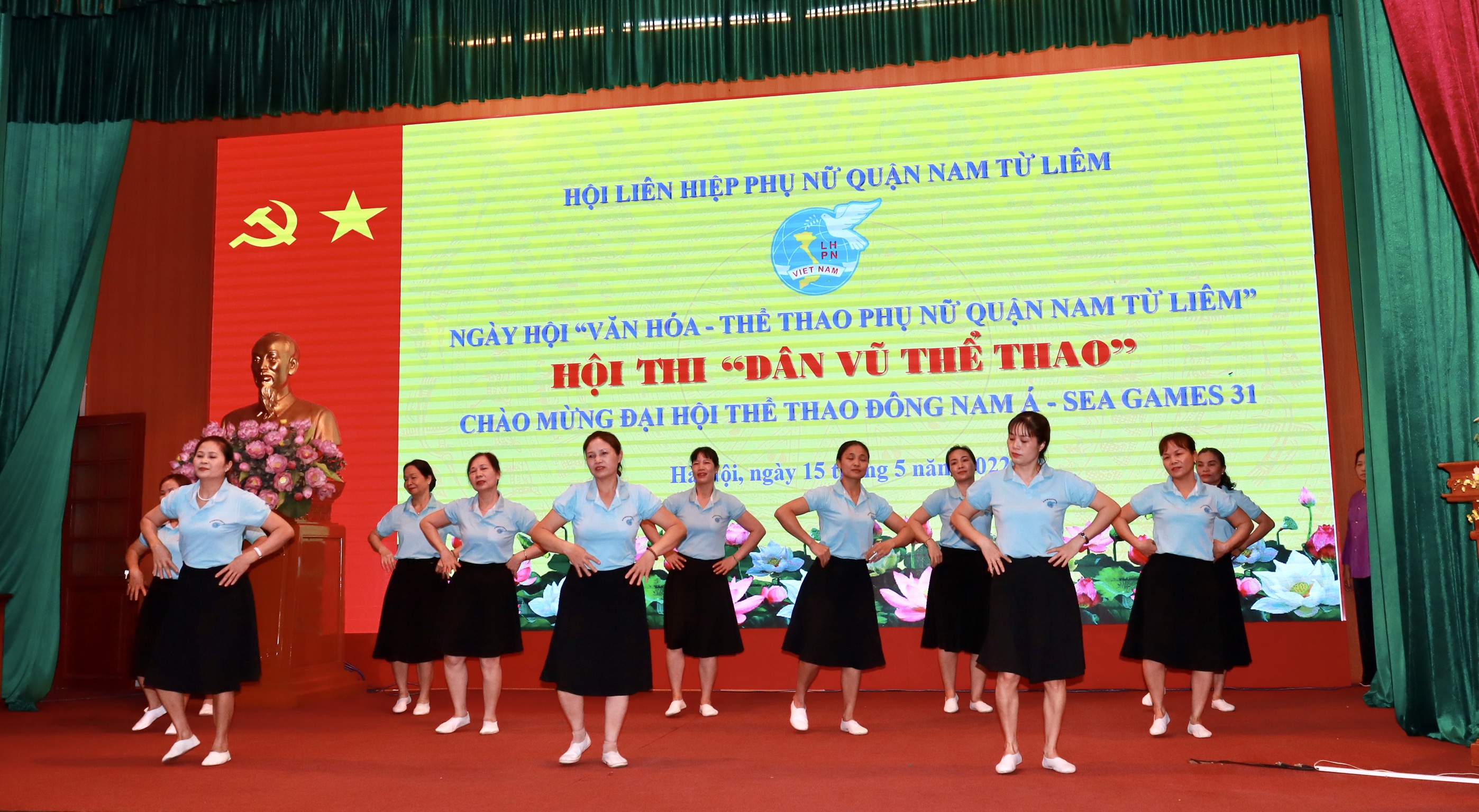 Hội LHPN quận Nam Từ Liêm: Sôi động ngày hội thể thao chào mừng SEA Games 31 - ảnh 9