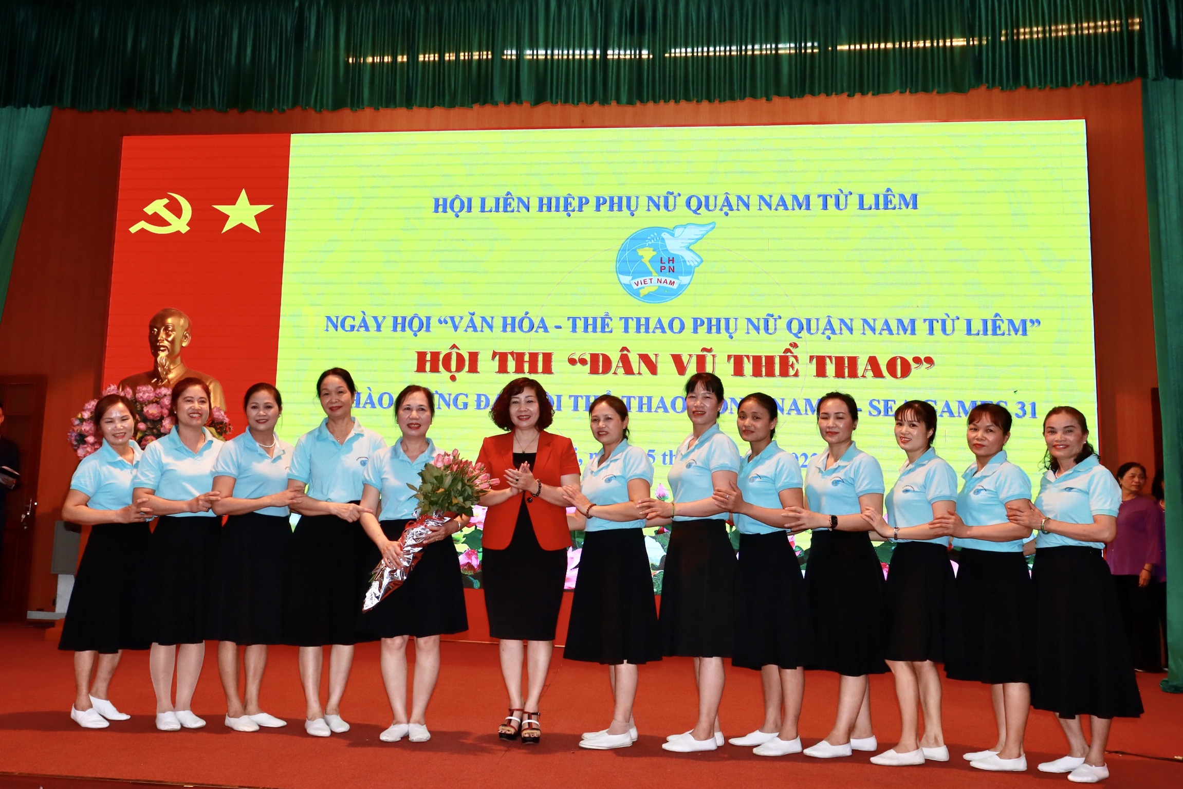Hội LHPN quận Nam Từ Liêm: Sôi động ngày hội thể thao chào mừng SEA Games 31 - ảnh 3