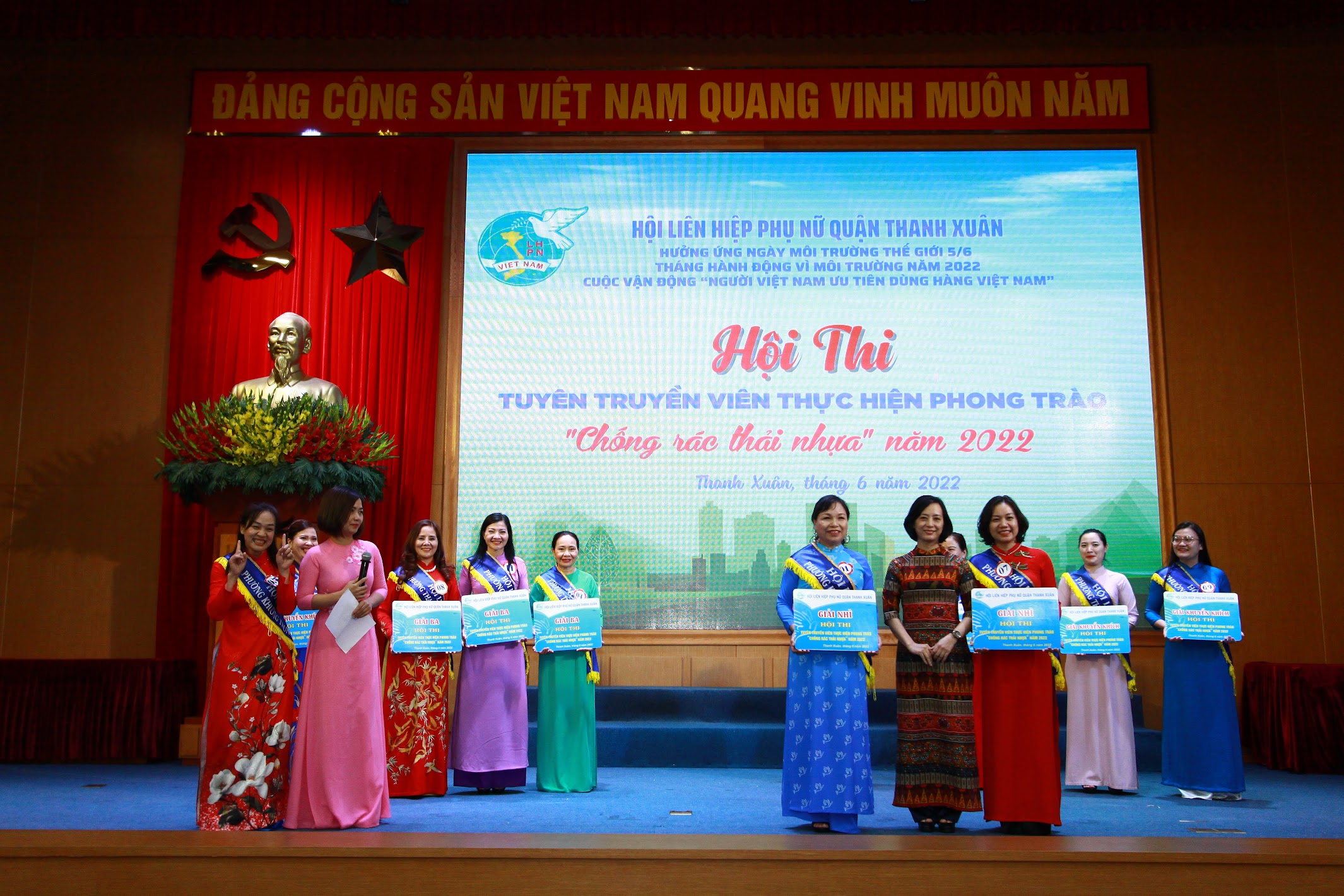 Tổ chức Hội thi tuyên truyền viên giỏi thực hiện phong trào “phòng chống rác thải nhựa” năm 2022 - ảnh 10