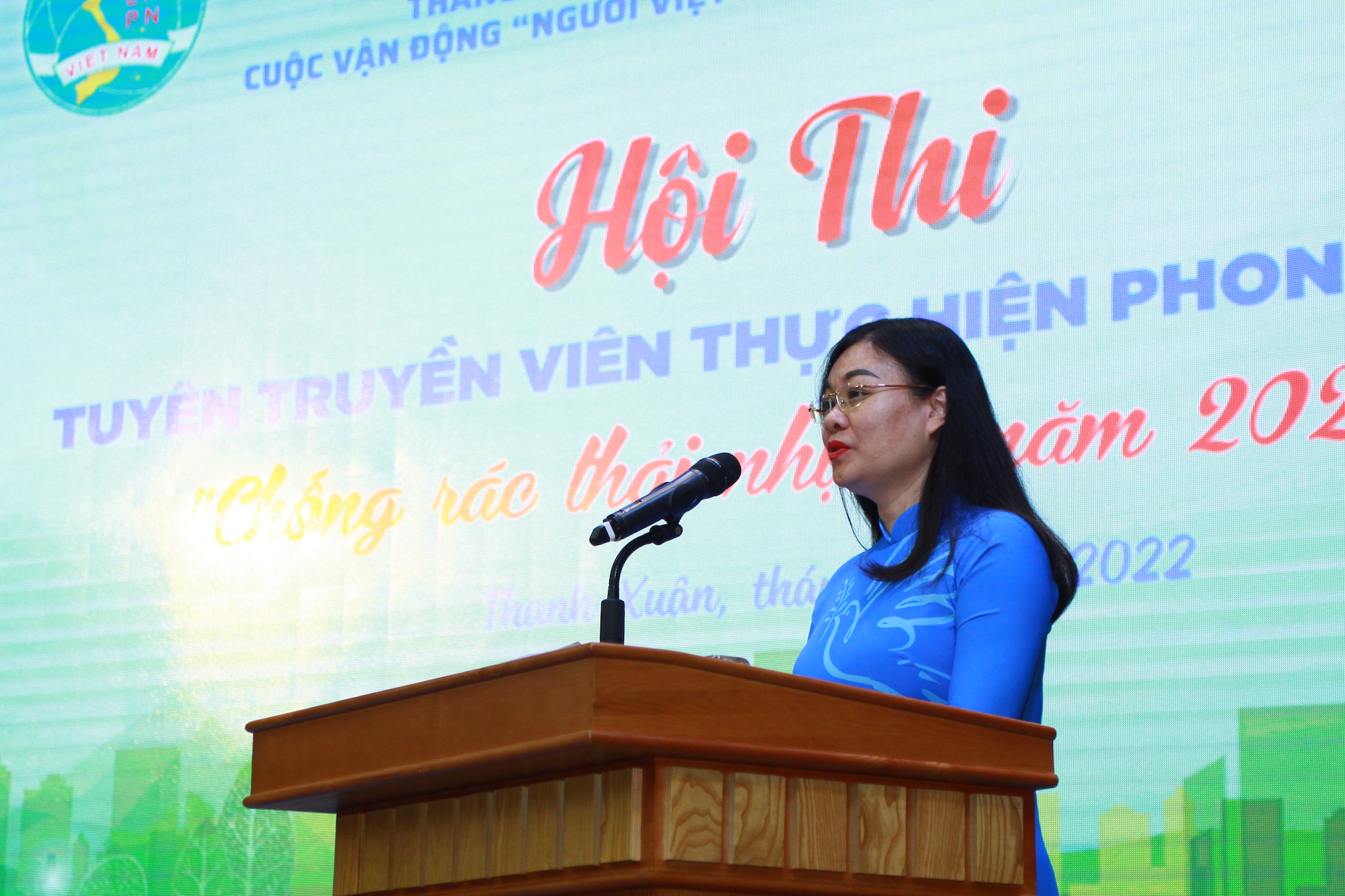 Tổ chức Hội thi tuyên truyền viên giỏi thực hiện phong trào “phòng chống rác thải nhựa” năm 2022 - ảnh 1