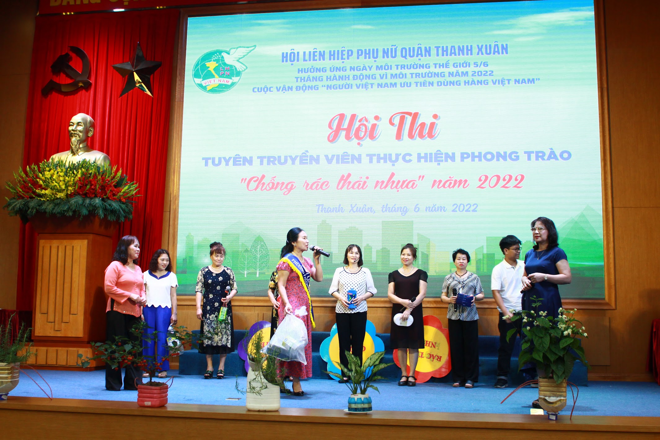 Tổ chức Hội thi tuyên truyền viên giỏi thực hiện phong trào “phòng chống rác thải nhựa” năm 2022 - ảnh 6