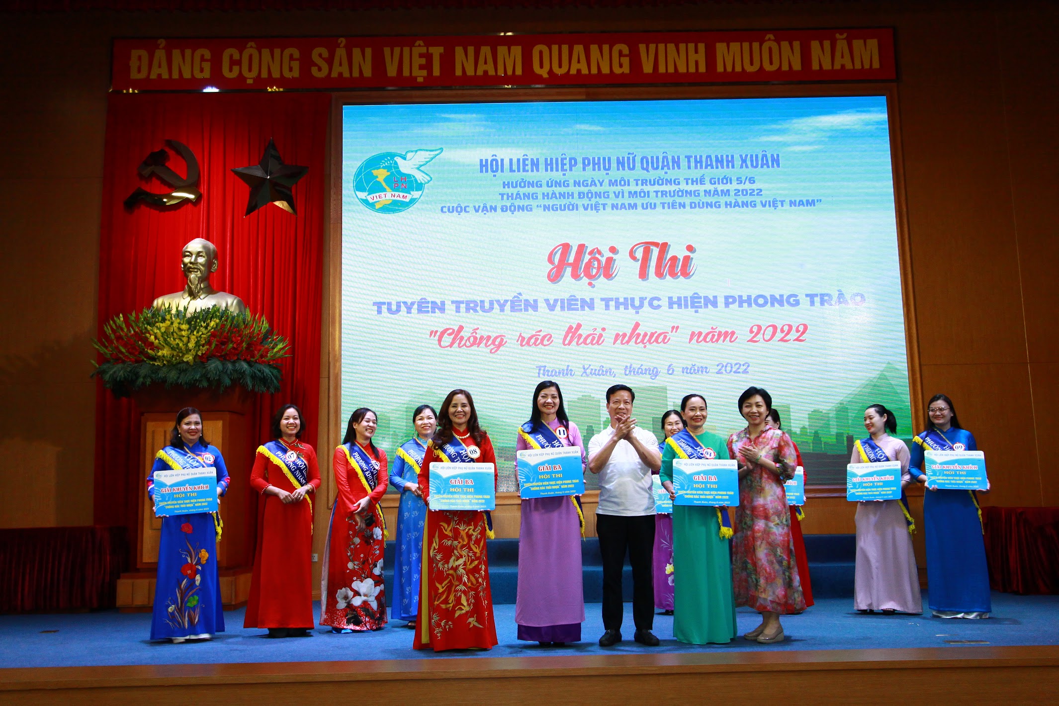 Tổ chức Hội thi tuyên truyền viên giỏi thực hiện phong trào “phòng chống rác thải nhựa” năm 2022 - ảnh 9