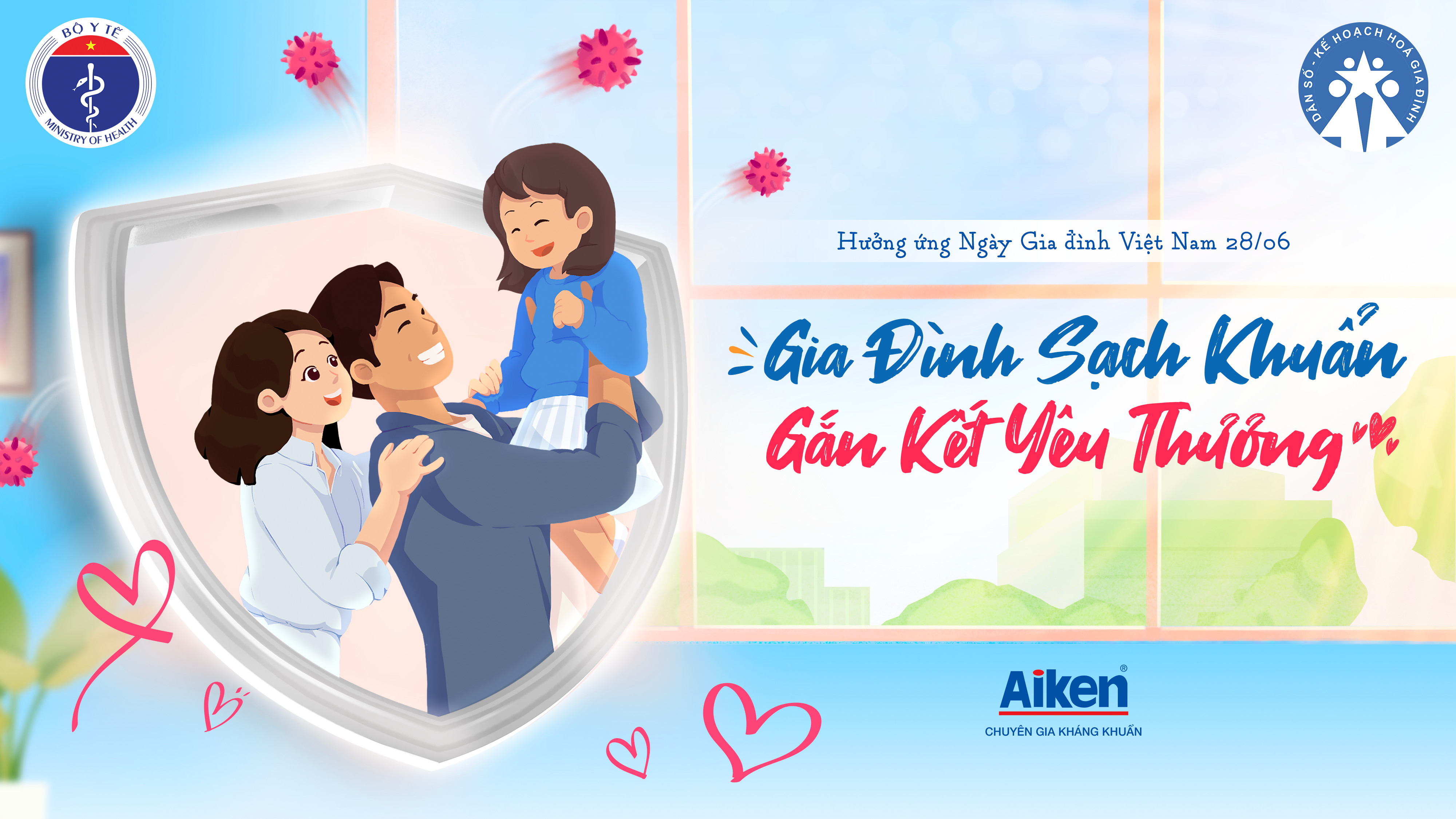 Bộ Y tế phát động cuộc thi “Gia đình sạch khuẩn – Gắn kết yêu thương” - ảnh 1