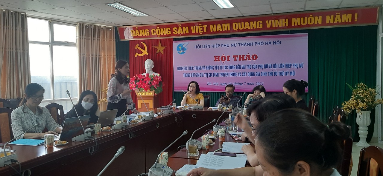 Hội LHPN Hà Nội: Tổ chức hội thảo đánh giá thực trạng và yếu tố tác động đến gia đình - ảnh 1