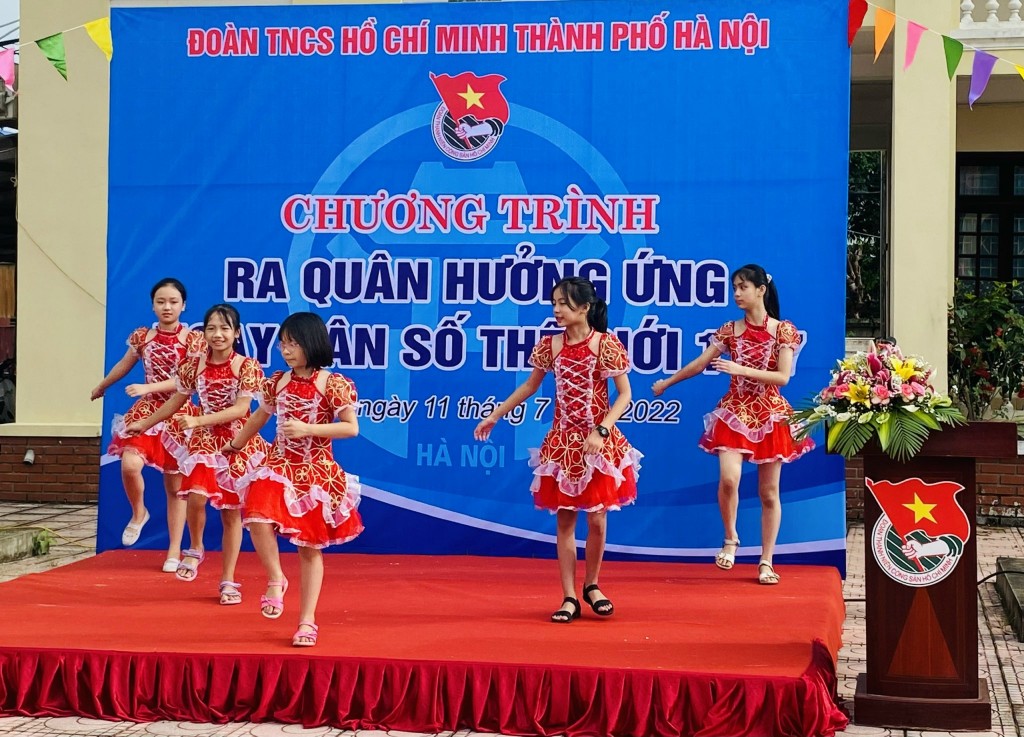 Hà Nội: Ra quân hưởng ứng ngày dân số thế giới 11/7 - ảnh 1