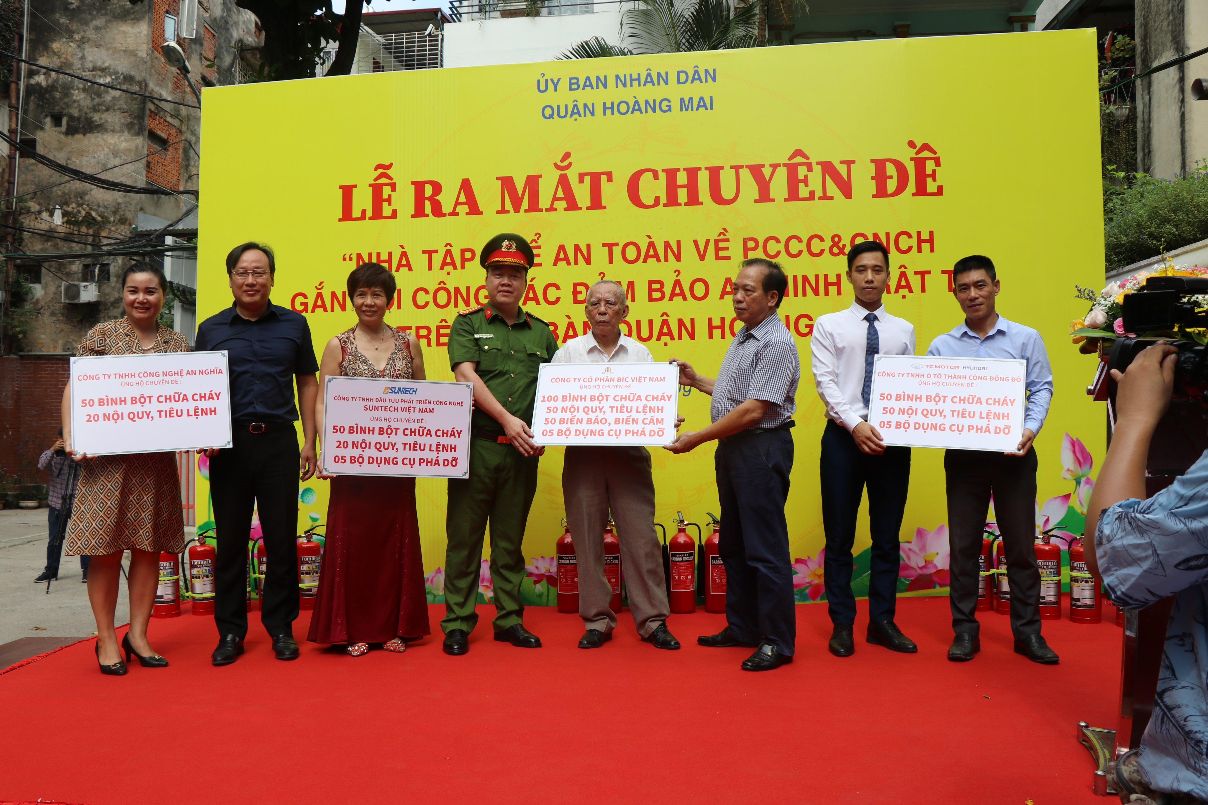 Quận Hoàng Mai:Ra mắt Nhà tập thể an toàn về phòng cháy chữa cháy - ảnh 1