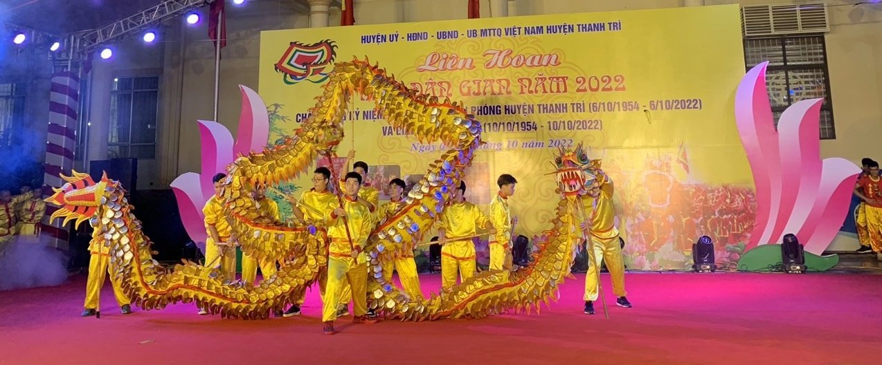 Ấn tượng Liên hoan múa dân gian huyện Thanh Trì năm 2022 - ảnh 1
