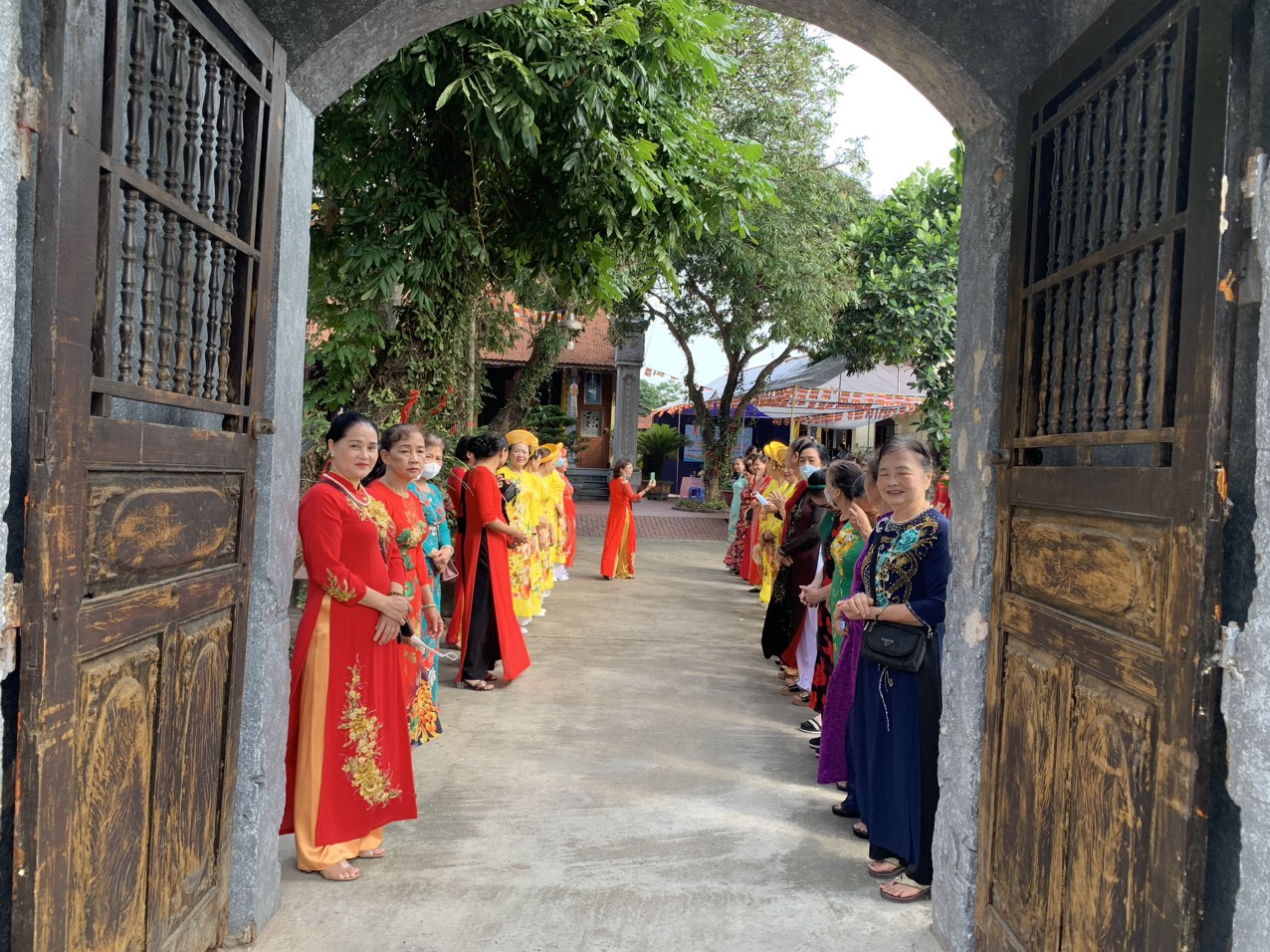 Hội LHPN xã Ngũ Hiệp, huyện Thanh Trì: Ra mắt mô hình chùa Linh Quang, thôn Việt Yên kiểu mẫu - ảnh 7