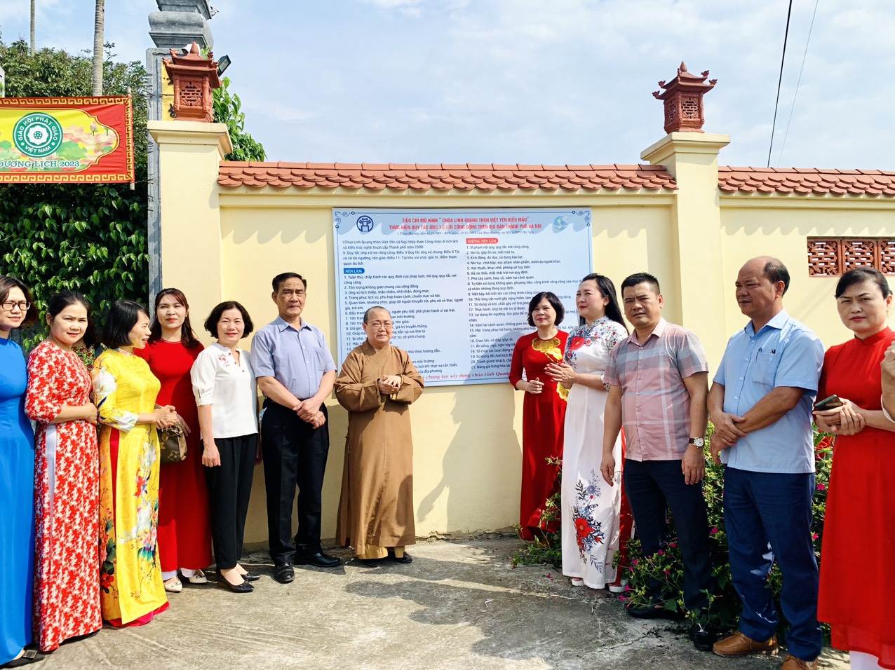 Hội LHPN xã Ngũ Hiệp, huyện Thanh Trì: Ra mắt mô hình chùa Linh Quang, thôn Việt Yên kiểu mẫu - ảnh 4