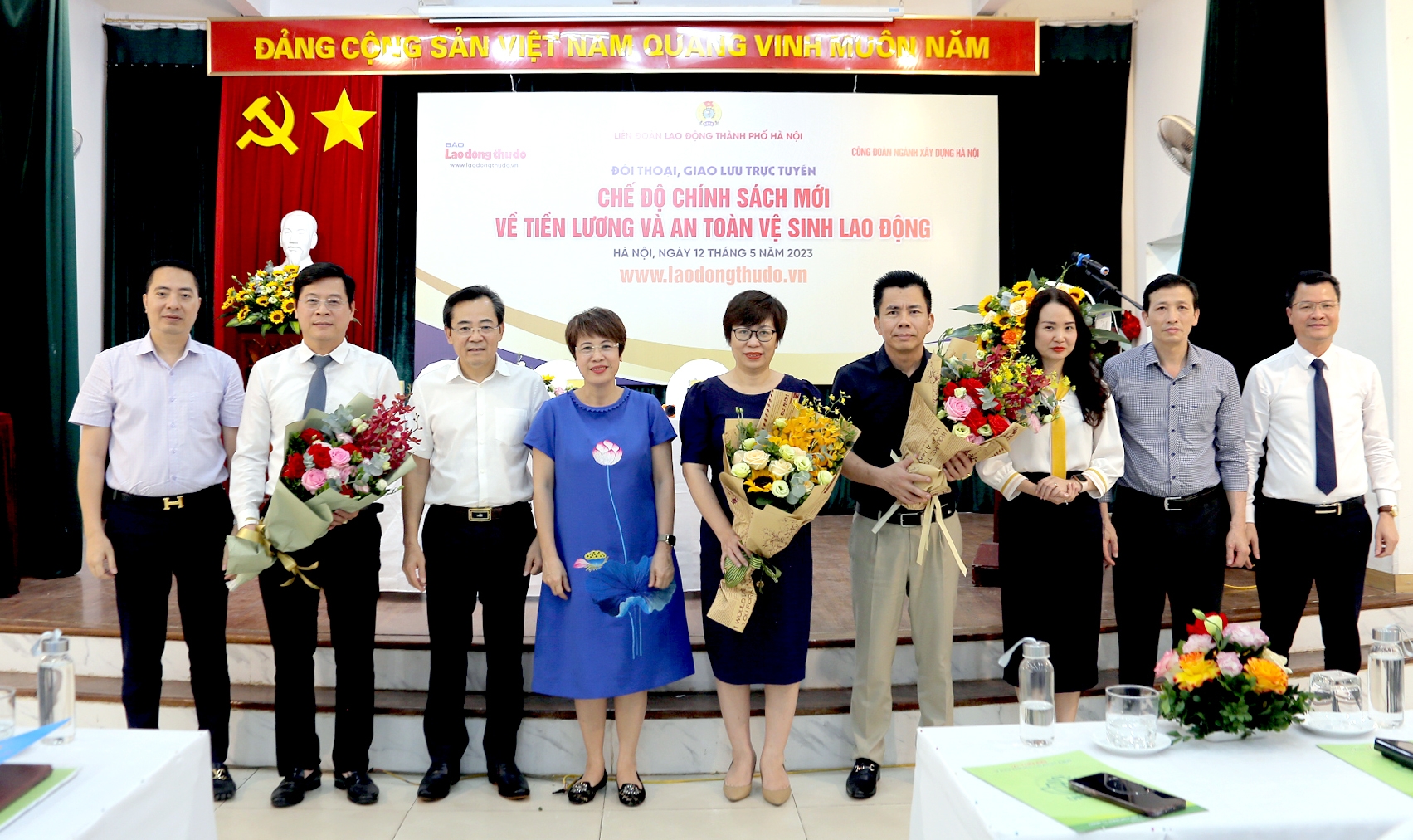 Đối thoại với lao động về chế độ chính sách mới về tiền lương và an toàn lao động - ảnh 3