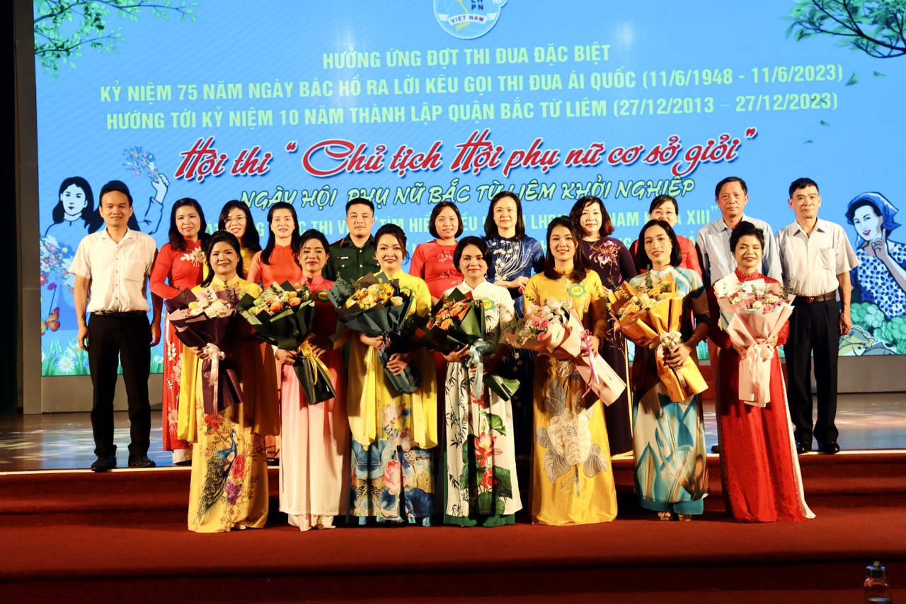 Hội LHPN quận Bắc Từ Liêm: Tổ chức Hội thi “Chủ tịch Phụ nữ cơ sở giỏi” - ảnh 4
