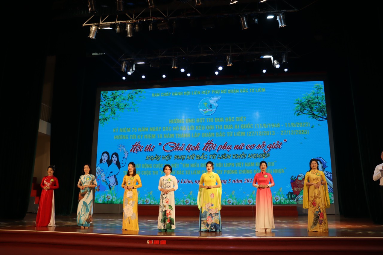 Hội LHPN quận Bắc Từ Liêm: Tổ chức Hội thi “Chủ tịch Phụ nữ cơ sở giỏi” - ảnh 3