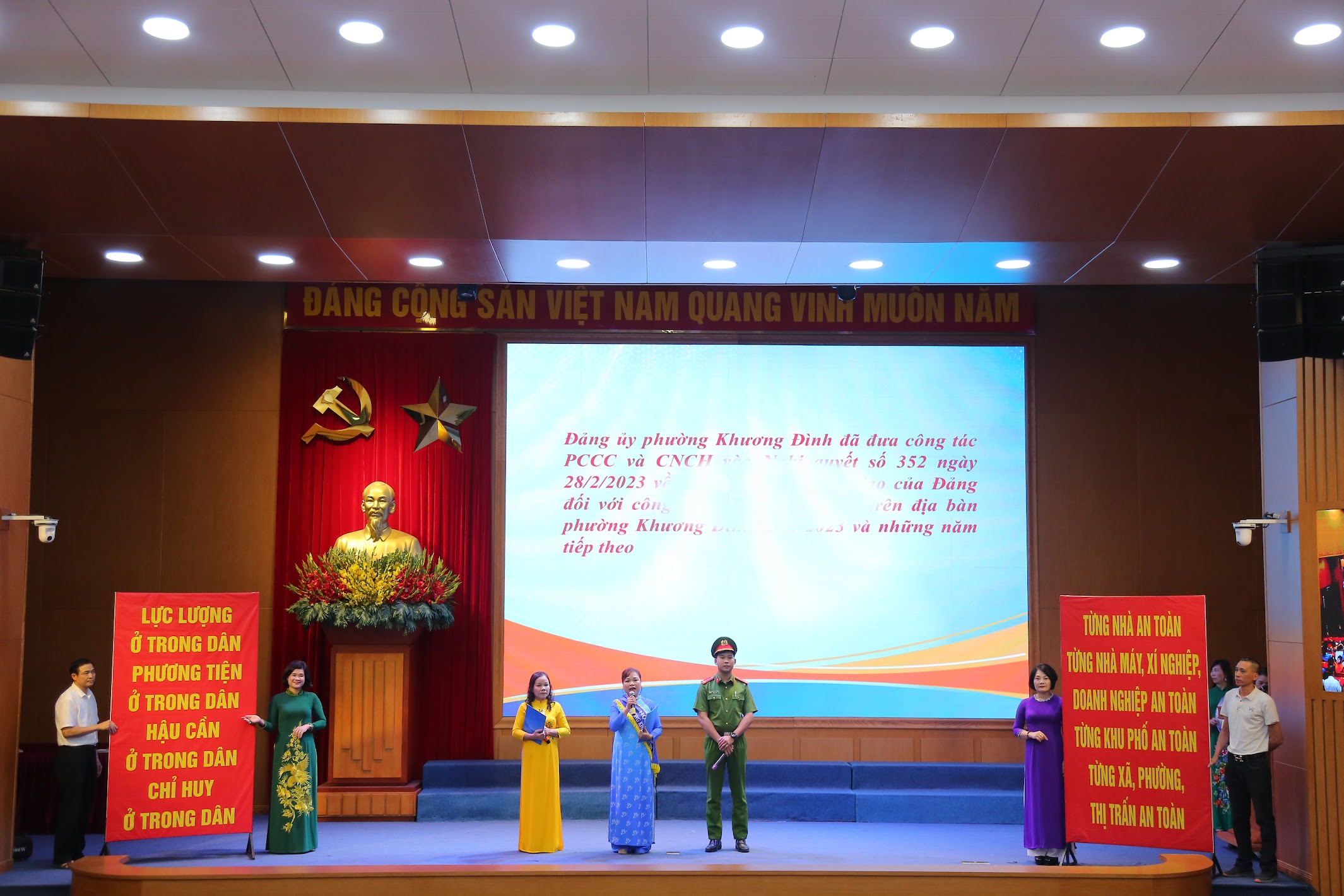 Tổ chức hội thi “Tuyên truyền viên giỏi về công tác phòng cháy, chữa cháy” năm 2023 - ảnh 4