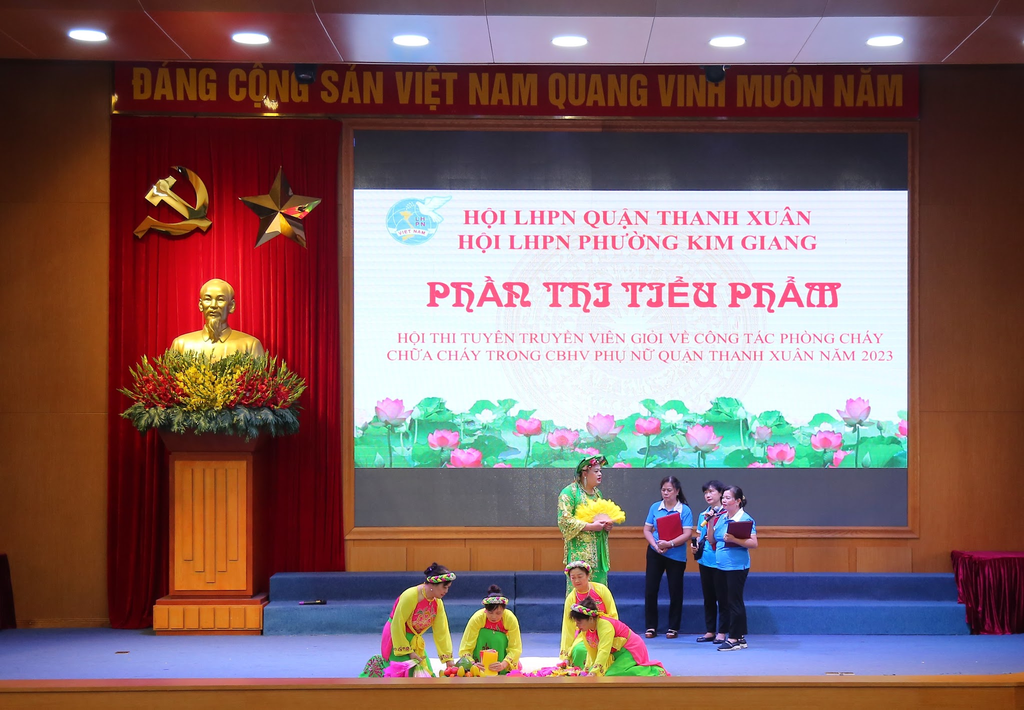 Tổ chức hội thi “Tuyên truyền viên giỏi về công tác phòng cháy, chữa cháy” năm 2023 - ảnh 12