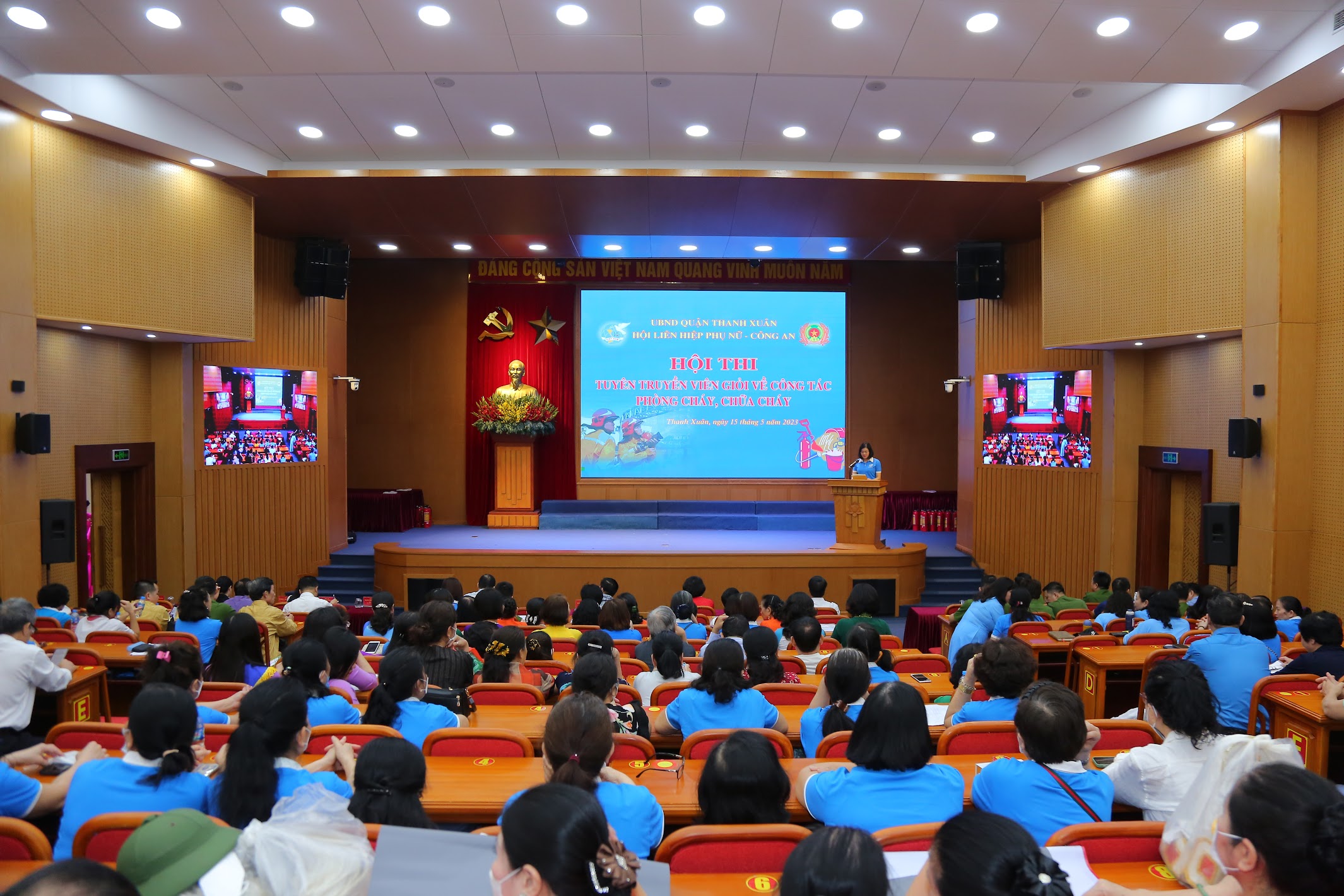 Tổ chức hội thi “Tuyên truyền viên giỏi về công tác phòng cháy, chữa cháy” năm 2023 - ảnh 1