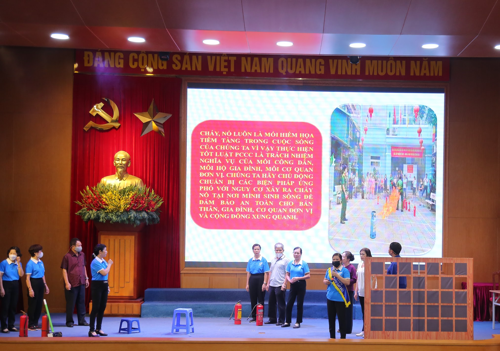 Tổ chức hội thi “Tuyên truyền viên giỏi về công tác phòng cháy, chữa cháy” năm 2023 - ảnh 9