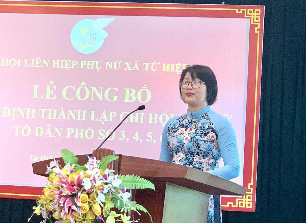 Hội LHPN xã Tứ Hiệp, huyện Thanh Trì: Ra mắt chi hội phụ nữ đặc thù khu chung cư cao tầng - ảnh 2