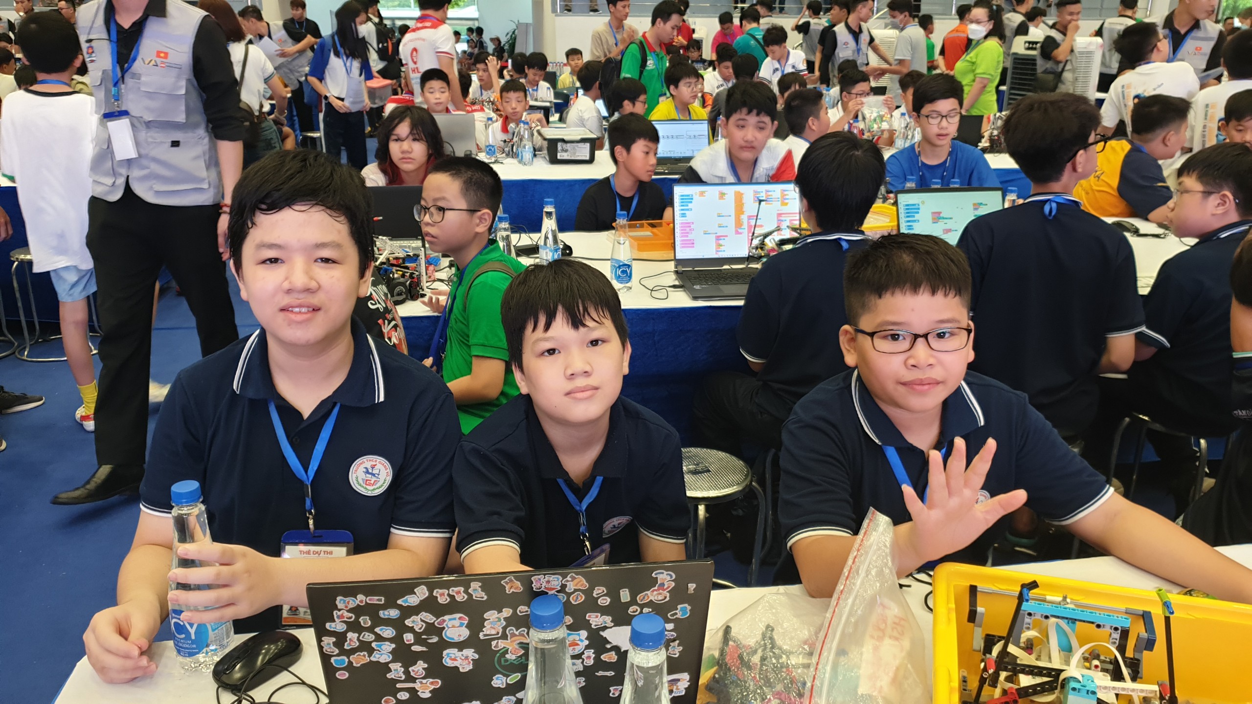 Học sinh quận Ba Đình giành giải Vàng trong Cuộc thi Robot thế giới 2023 - ảnh 3