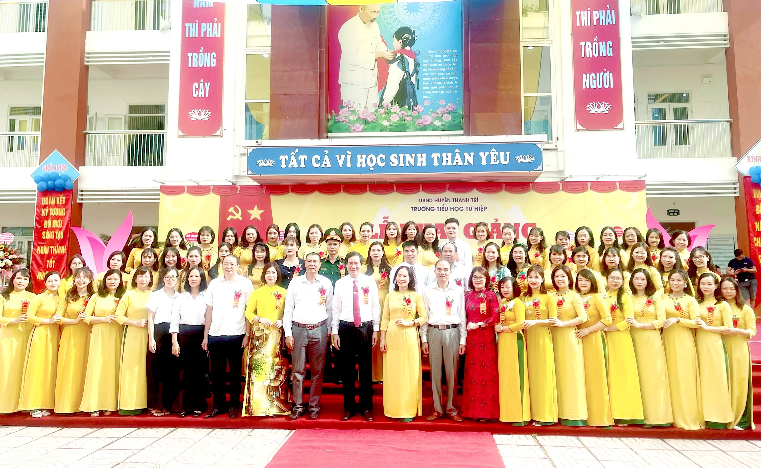 Huyện Thanh Trì: Trên 80.000 giáo viên, học sinh bước vào năm học mới 2023-2024 - ảnh 2