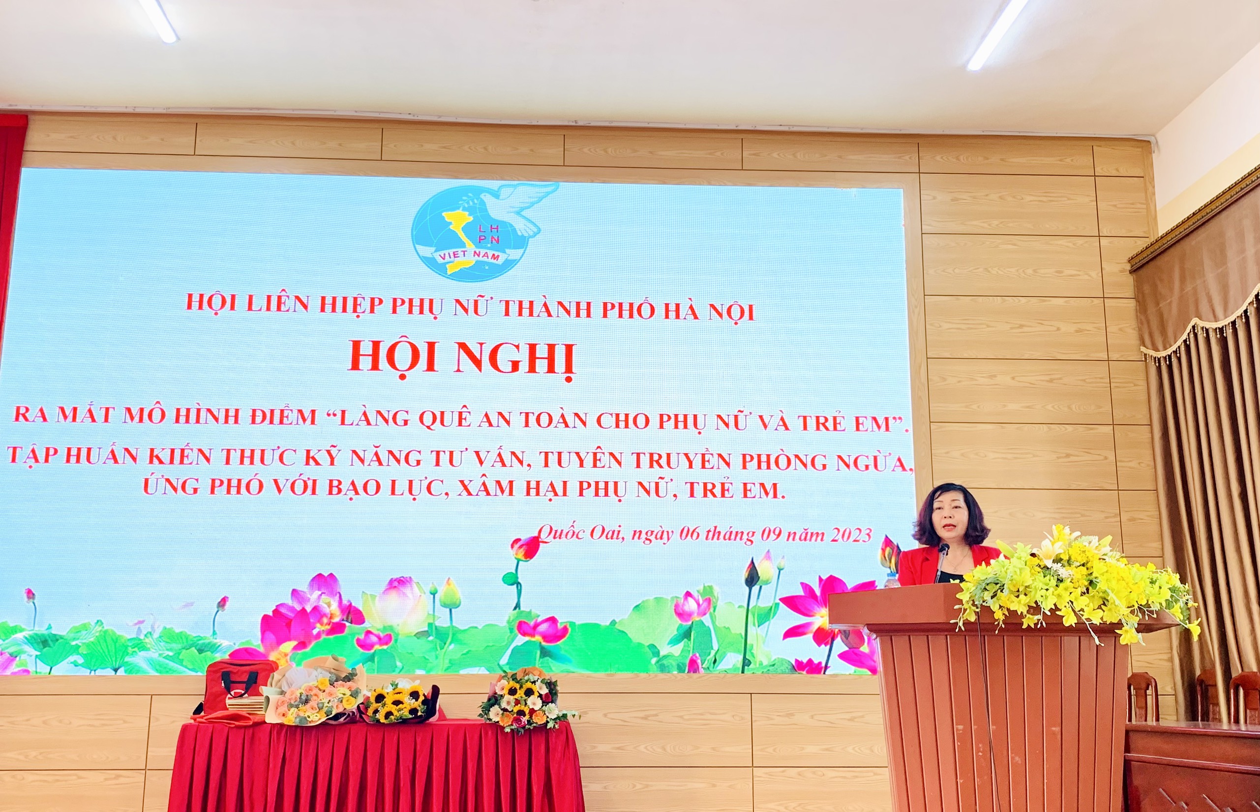 Ra mắt mô hình điểm “Làng quê an toàn cho phụ nữ và trẻ em” tại xã Nghĩa Hương, huyện Quốc Oai - ảnh 6
