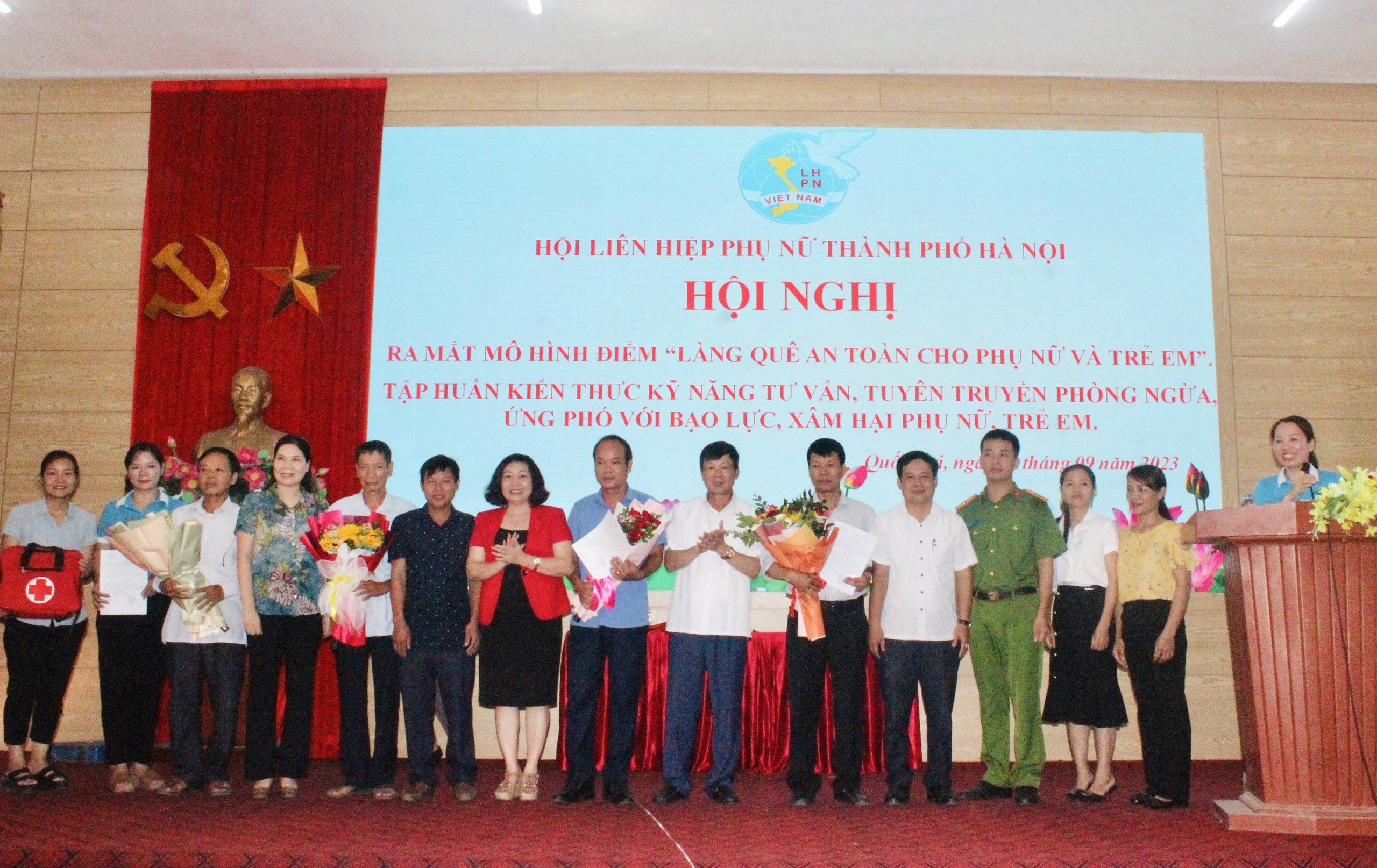 Ra mắt mô hình điểm “Làng quê an toàn cho phụ nữ và trẻ em” tại xã Nghĩa Hương, huyện Quốc Oai - ảnh 7