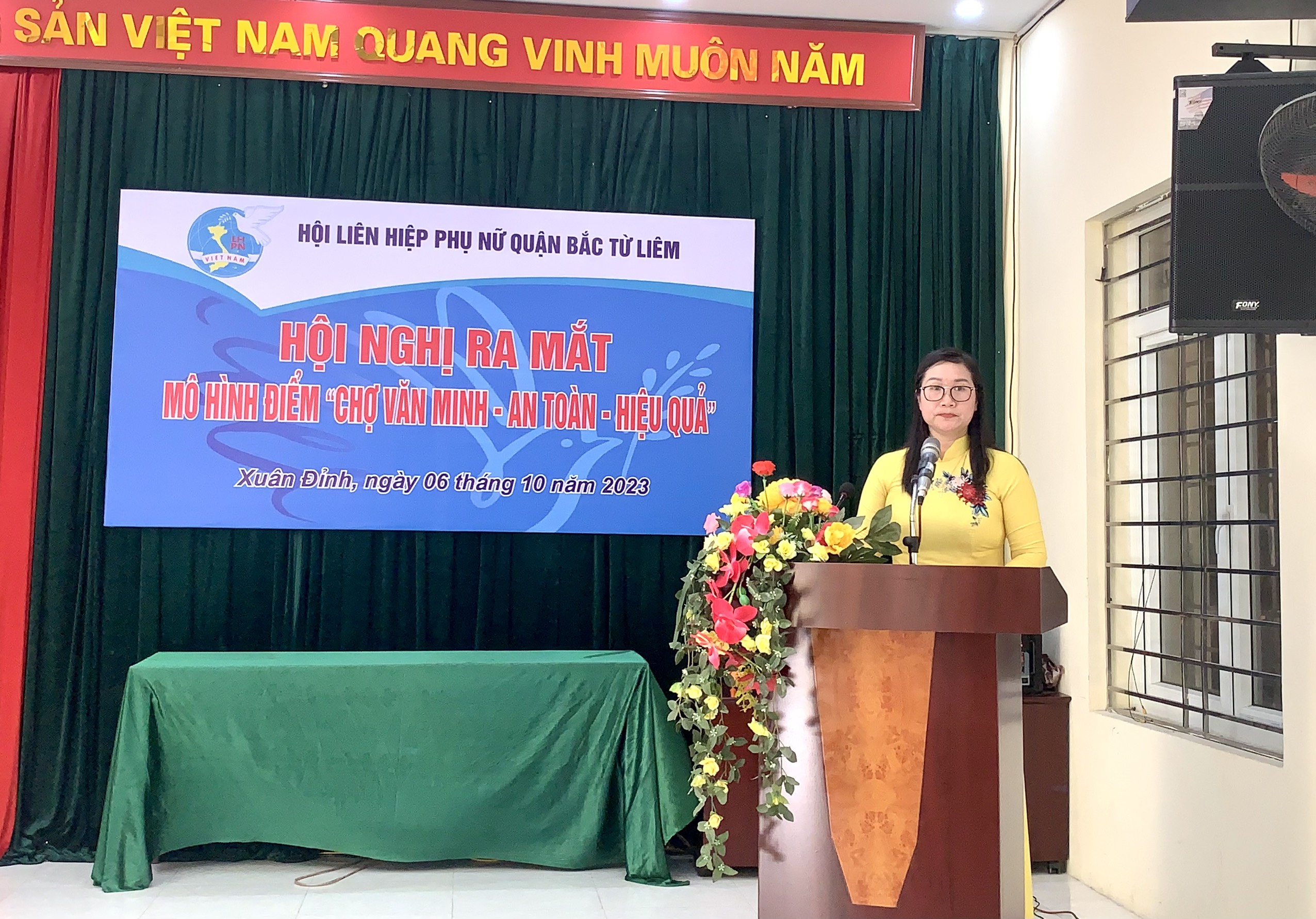 Hội LHPN quận Bắc Từ Liêm: Ra mắt mô hình điểm “Chợ văn minh – an toàn – hiệu quả” - ảnh 6