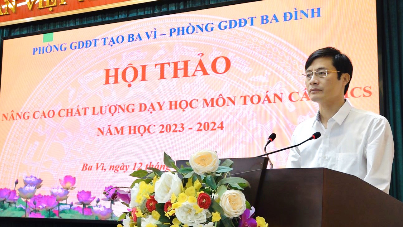 Phối hợp nâng cao chất lượng dạy học môn Toán cấp THCS năm học 2023-2024 - ảnh 1