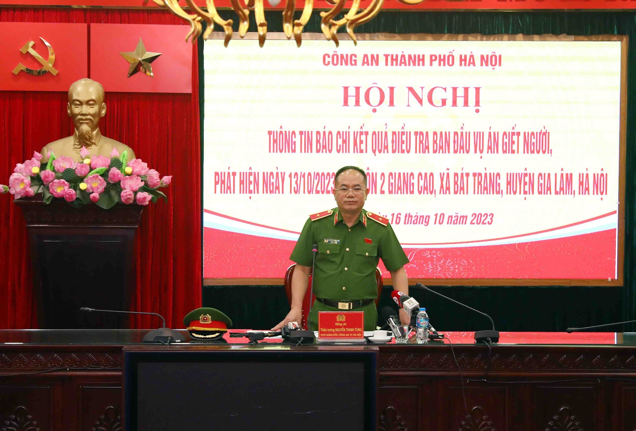 Công an Hà Nội thông tin vụ Á khôi bị sát hại, phân xác phi tang - ảnh 2