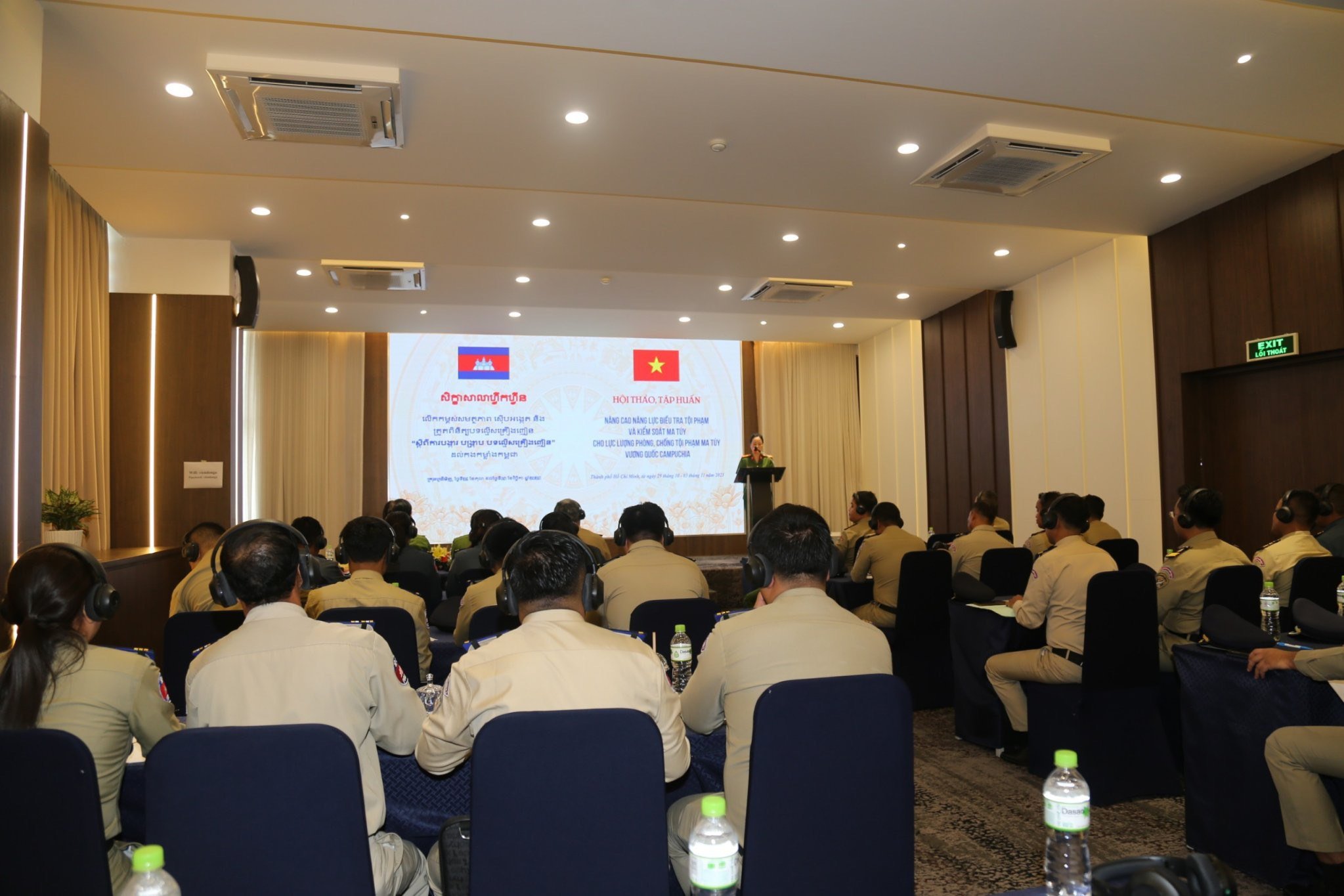Nâng cao năng lực cho lực lượng phòng chống ma túy Campuchia - ảnh 1