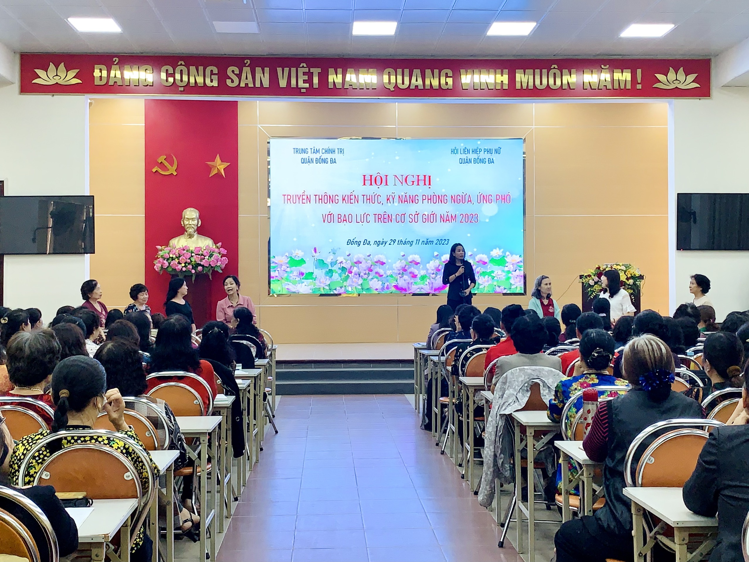 Trang bị kiến thức, kỹ năng phòng ngừa, ứng phó với bạo lực trên cơ sở giới cho cán bộ, hội viên - ảnh 1