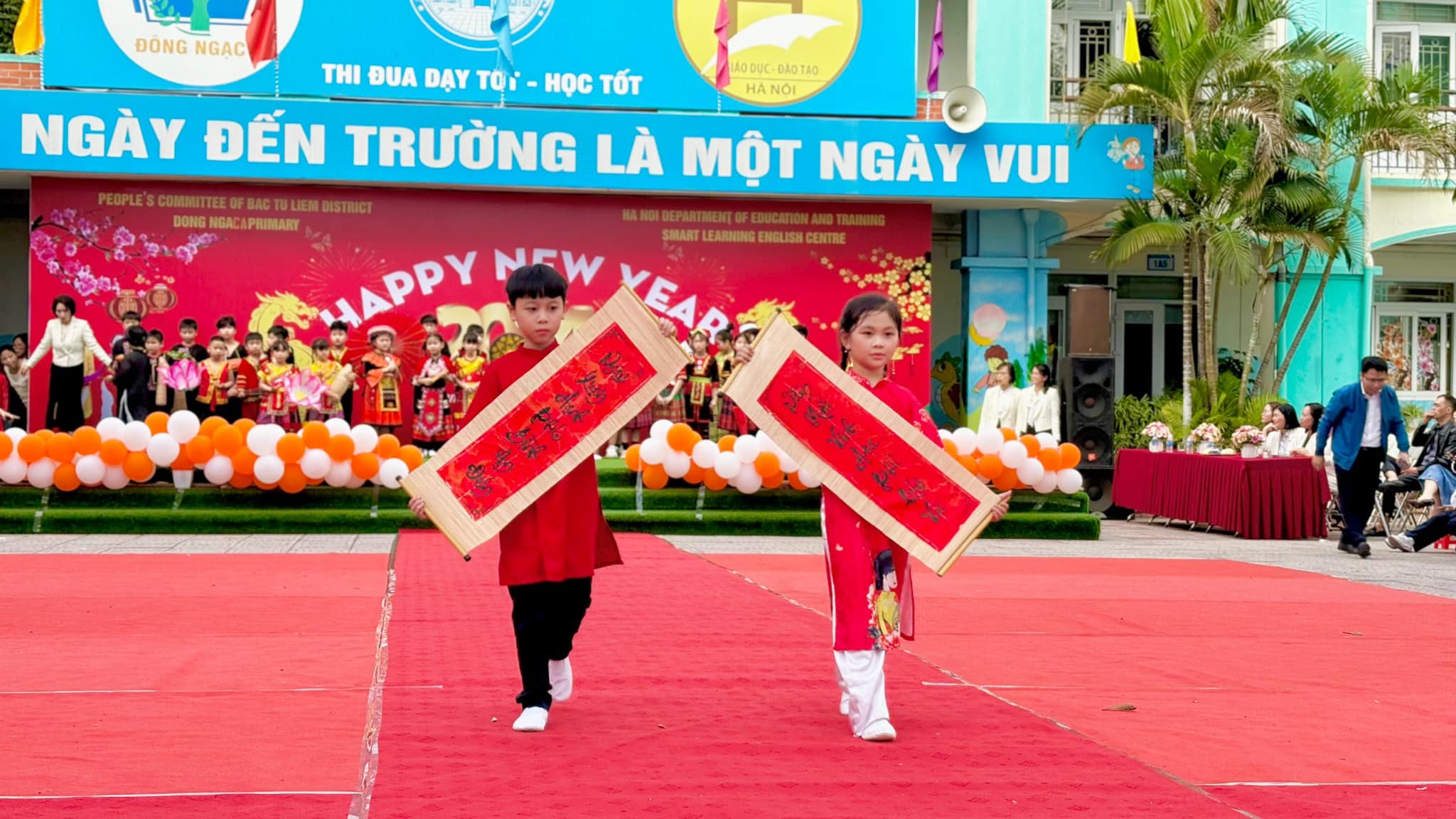 Sôi nổi hoạt động trải nghiệm Tết cổ truyền trong trường học - ảnh 1
